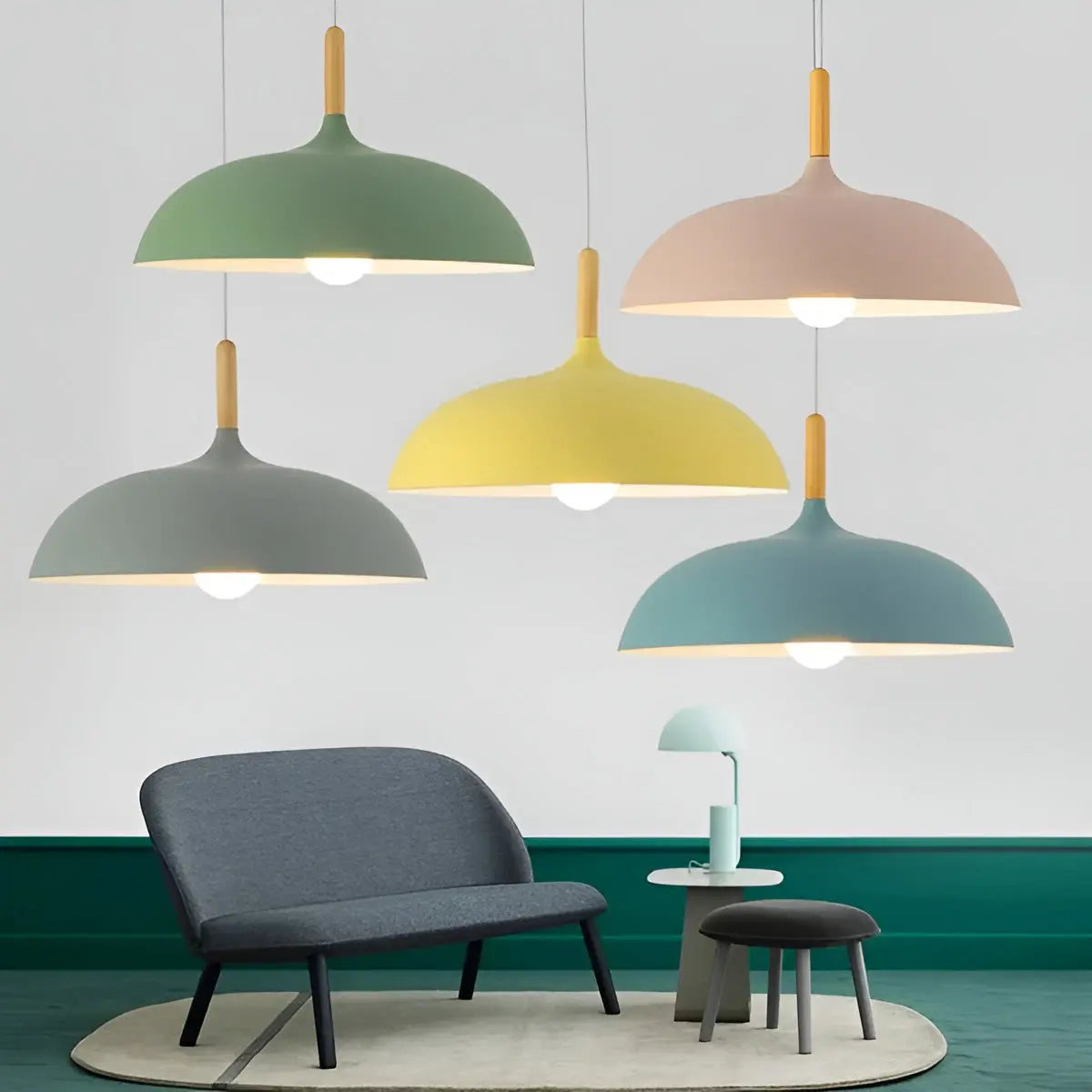 Scandinavische Eiken Hanglamp - Minimalistisch Design voor Jouw Interieur