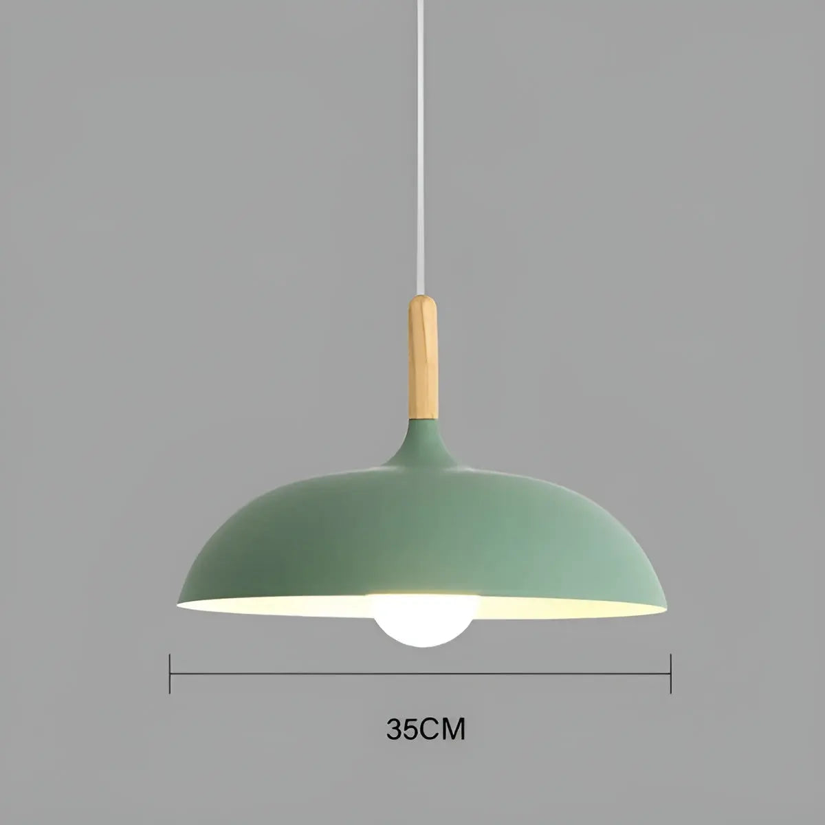 Scandinavische Eiken Hanglamp - Minimalistisch Design voor Jouw Interieur