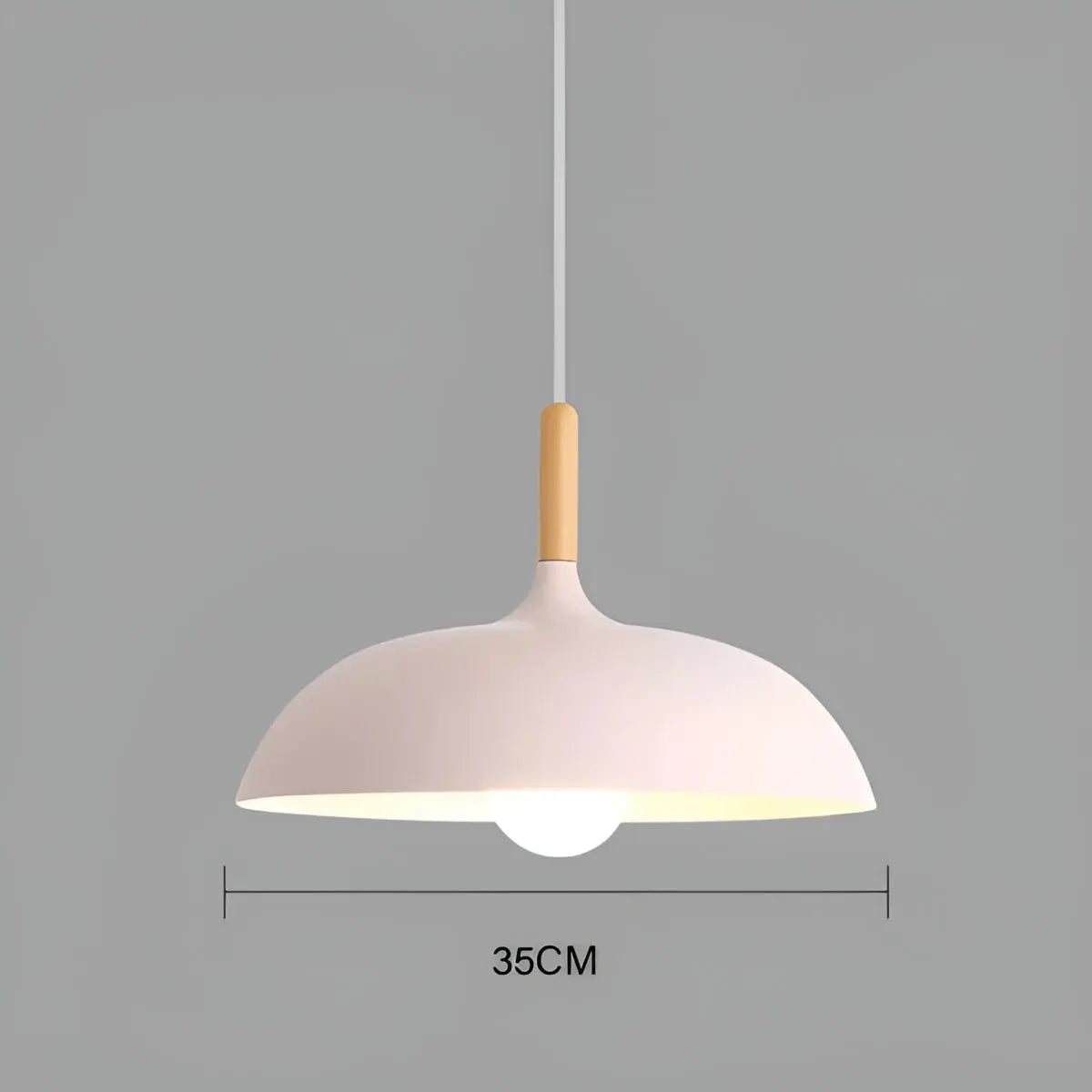 Scandinavische Eiken Hanglamp - Minimalistisch Design voor Jouw Interieur