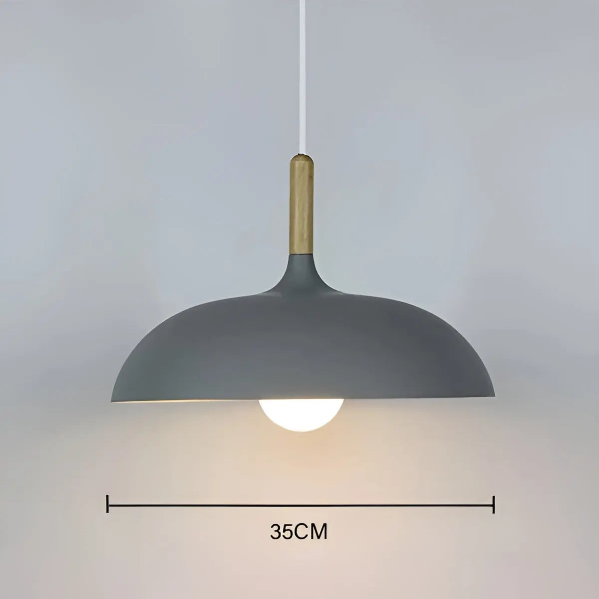 Scandinavische Eiken Hanglamp - Minimalistisch Design voor Jouw Interieur