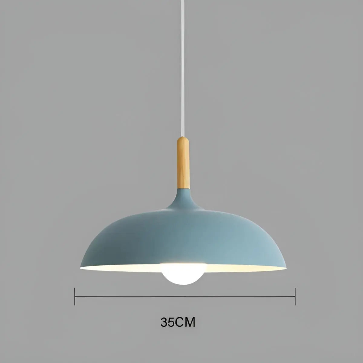 Scandinavische Eiken Hanglamp - Minimalistisch Design voor Jouw Interieur