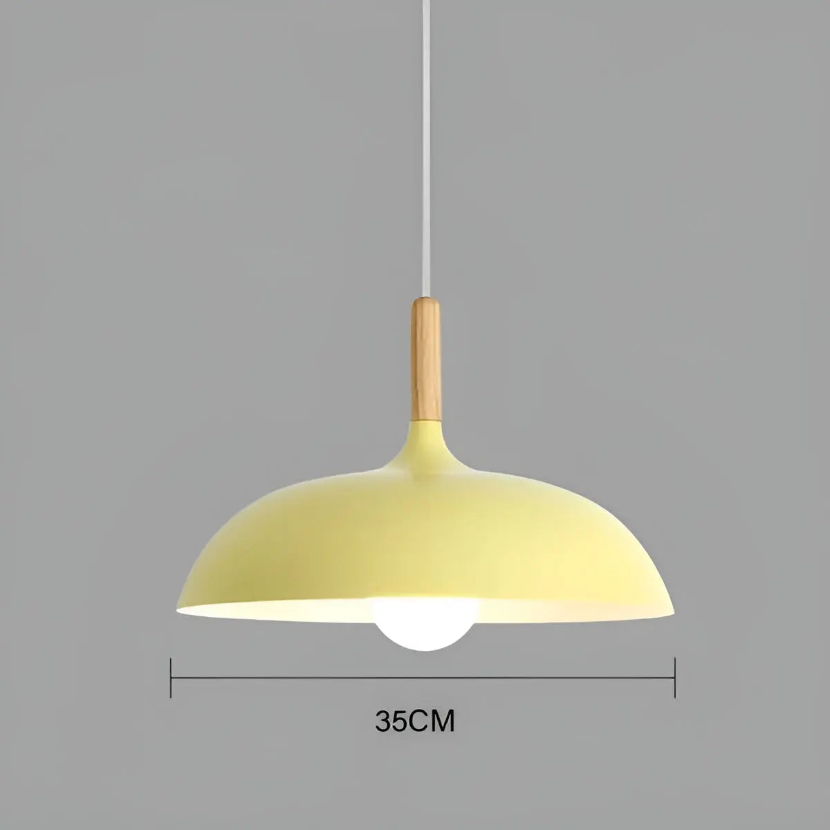 Scandinavische Eiken Hanglamp - Minimalistisch Design voor Jouw Interieur