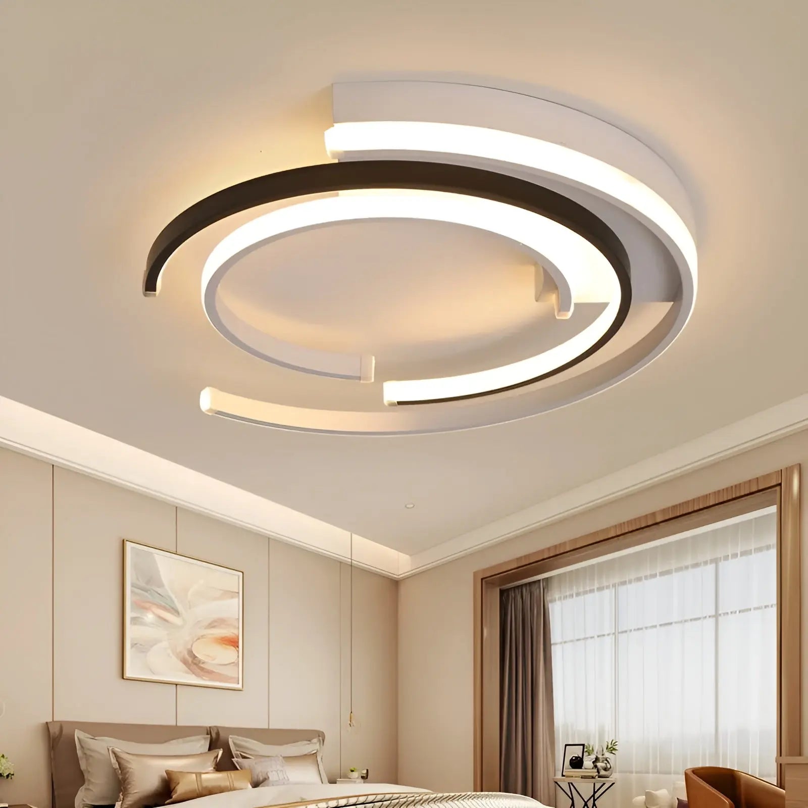 NordicCircle Moderne Rond Design Deckenlamp - Scandinavisch Verlichting