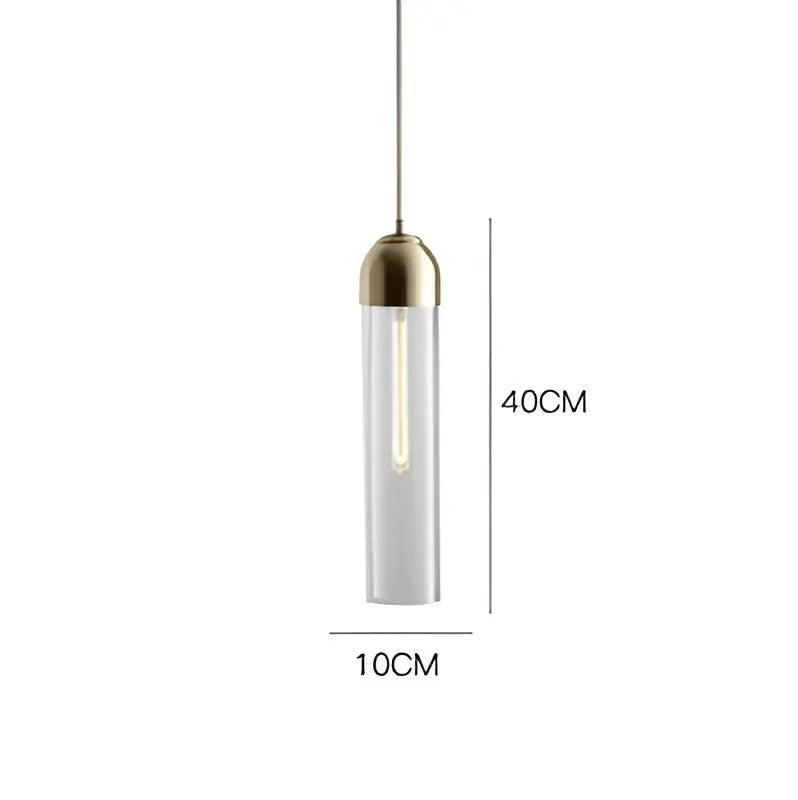 Stijlvolle Noordse Glas LED Hanglamp - Modern Home Decor