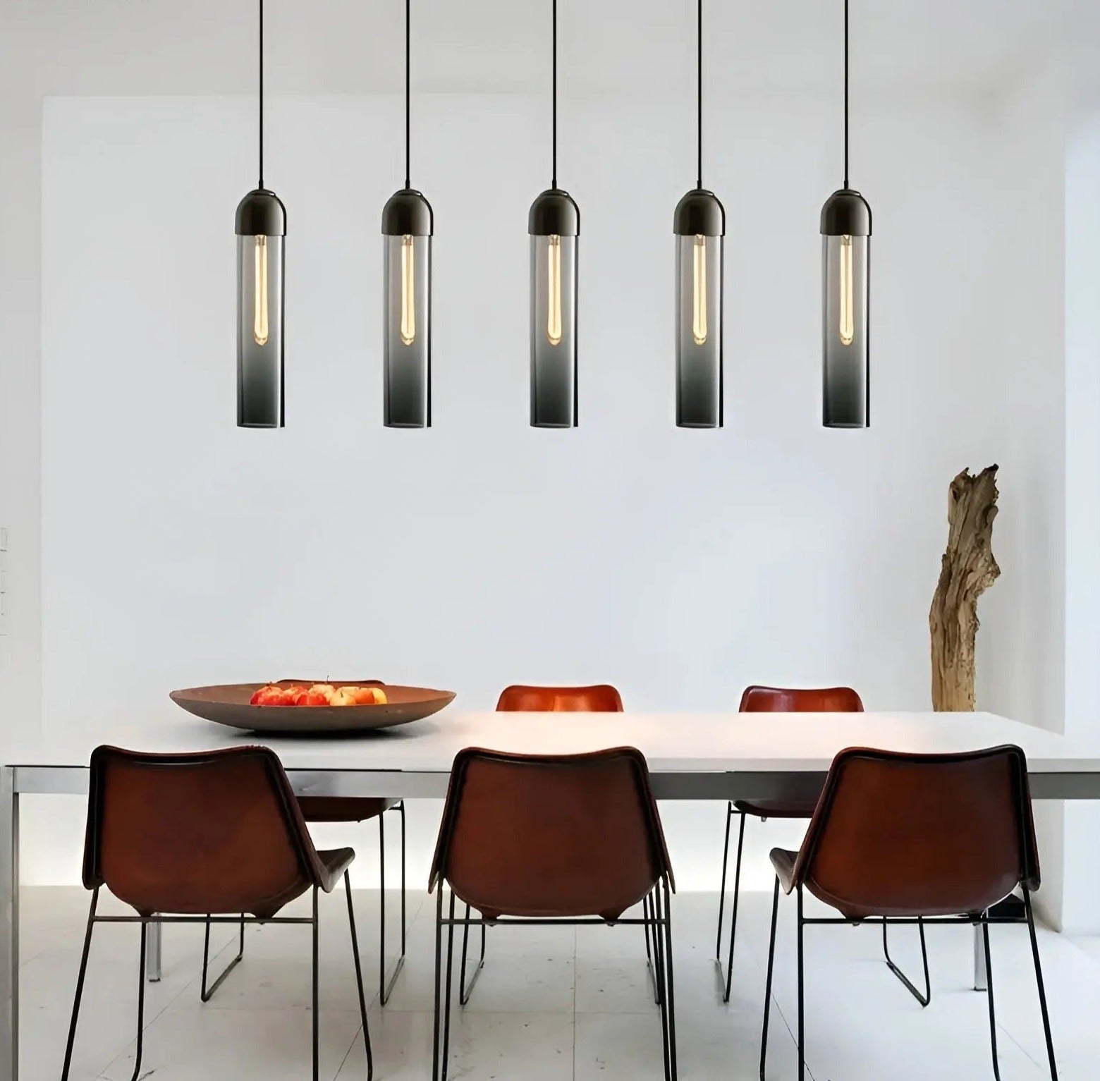 Stijlvolle Noordse Glas LED Hanglamp - Modern Home Decor