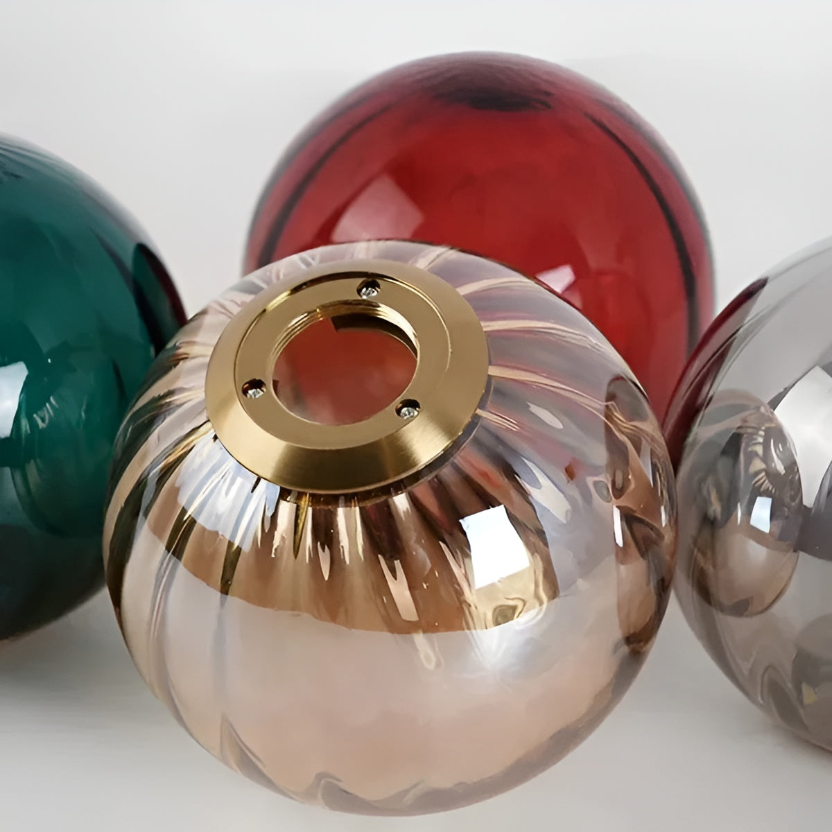 Scandinavische LED Hanglamp - Moderne Glazen Bol SphereBeam