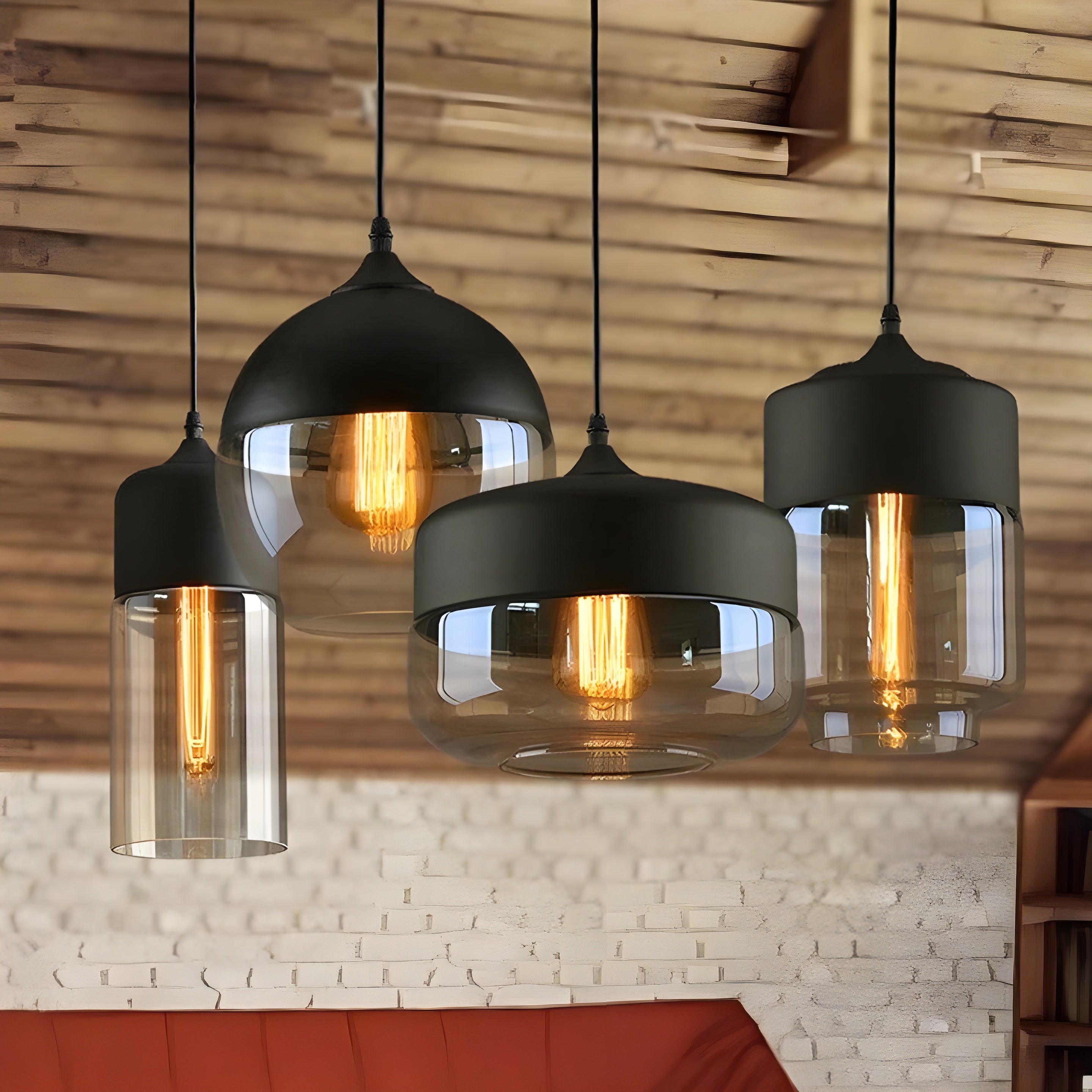 Scandinavische LED Hanglamp – Stijlvolle Glas Verlichting