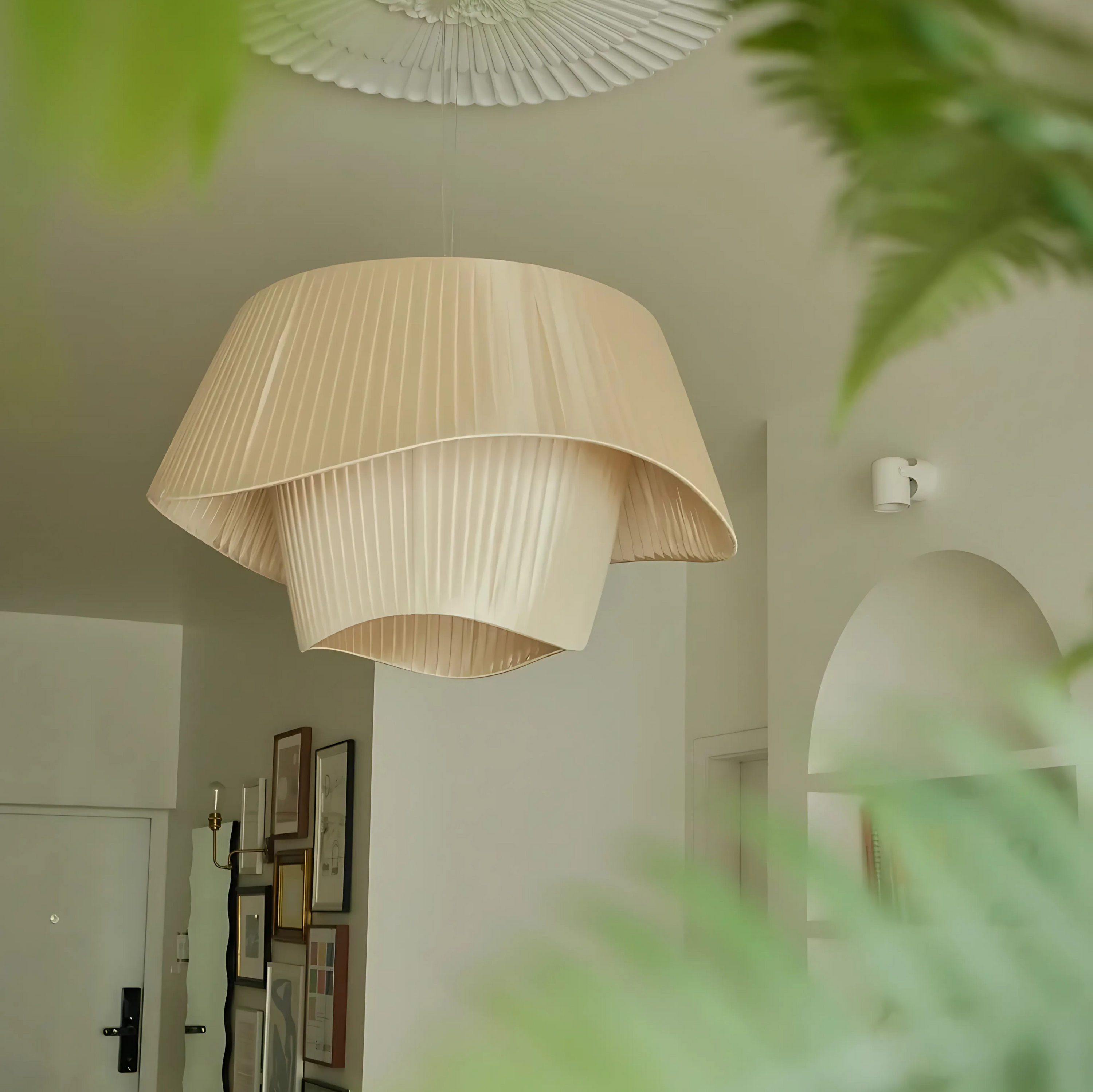 Moderne Zeil Hanglamp - Stijlvolle Japandi Stijl