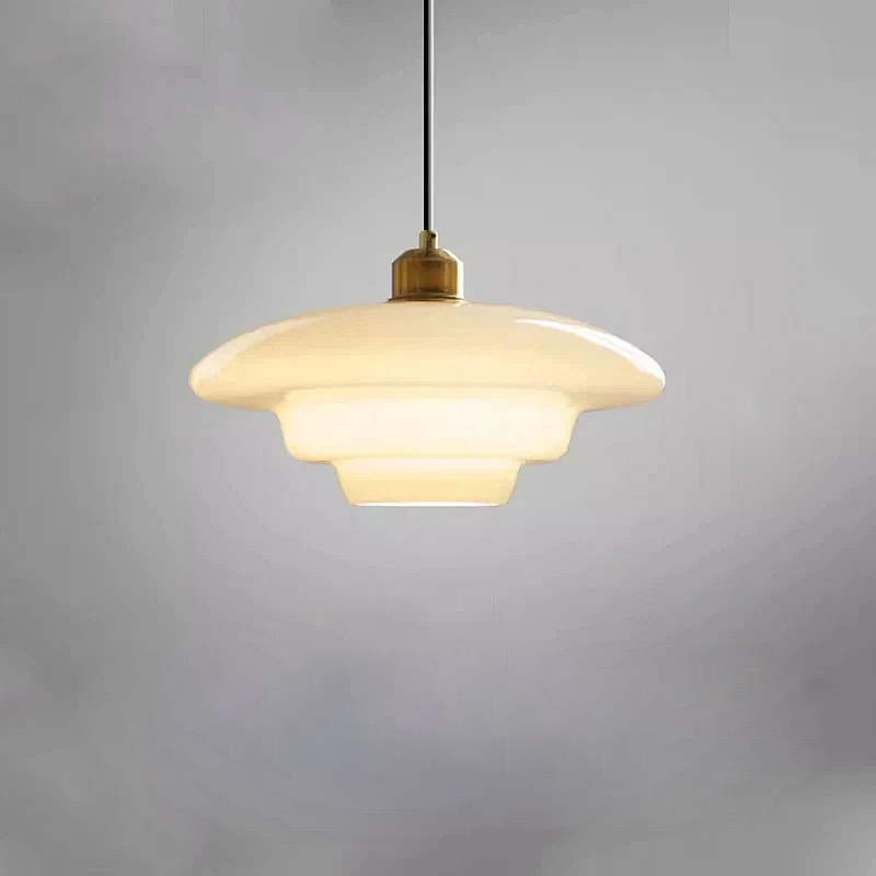 Scandinavische Glazen Hanglamp - Melkglas LED