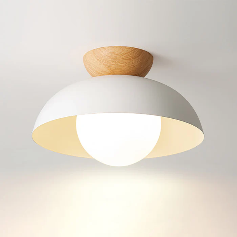 Stijlvolle Nordisk LED Houten Hanglamp - Duurzaam & Modern