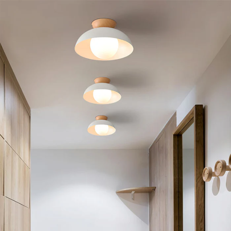 Stijlvolle Nordisk LED Houten Hanglamp - Duurzaam & Modern