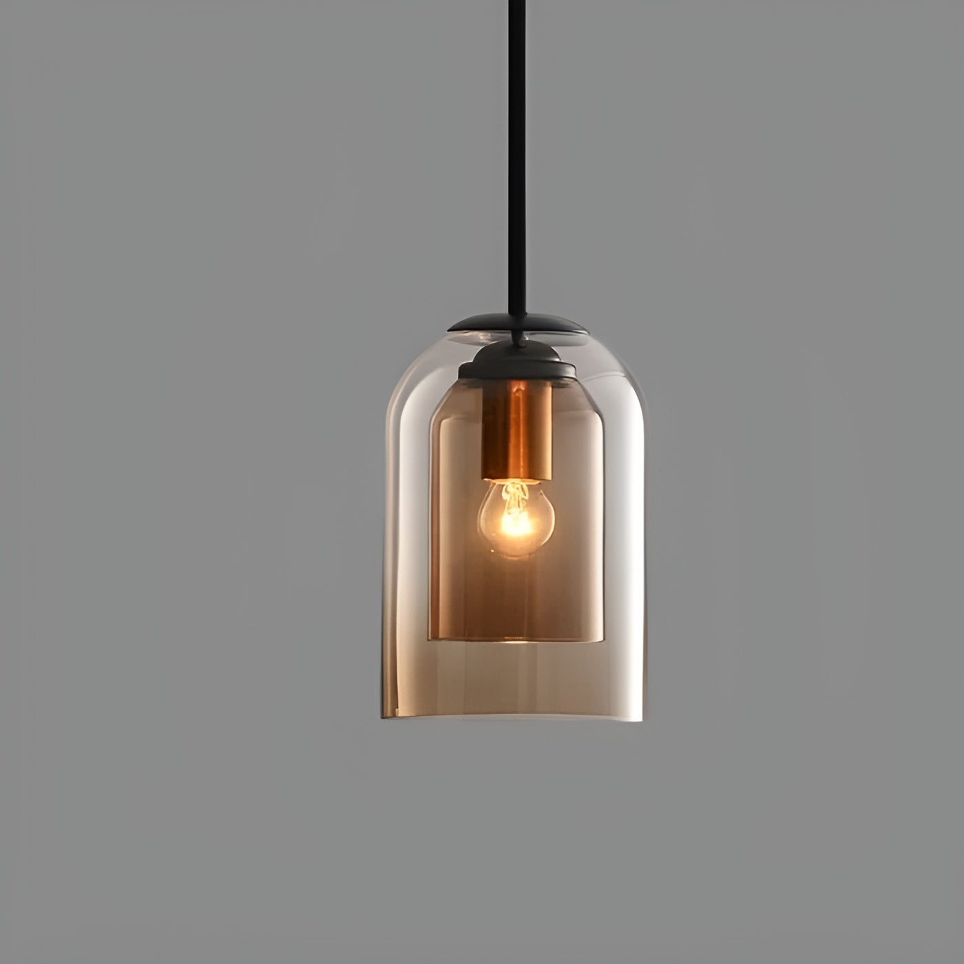 ScandiLume Hanglamp - Elegante Postmoderne Dubbelglas Verlichting