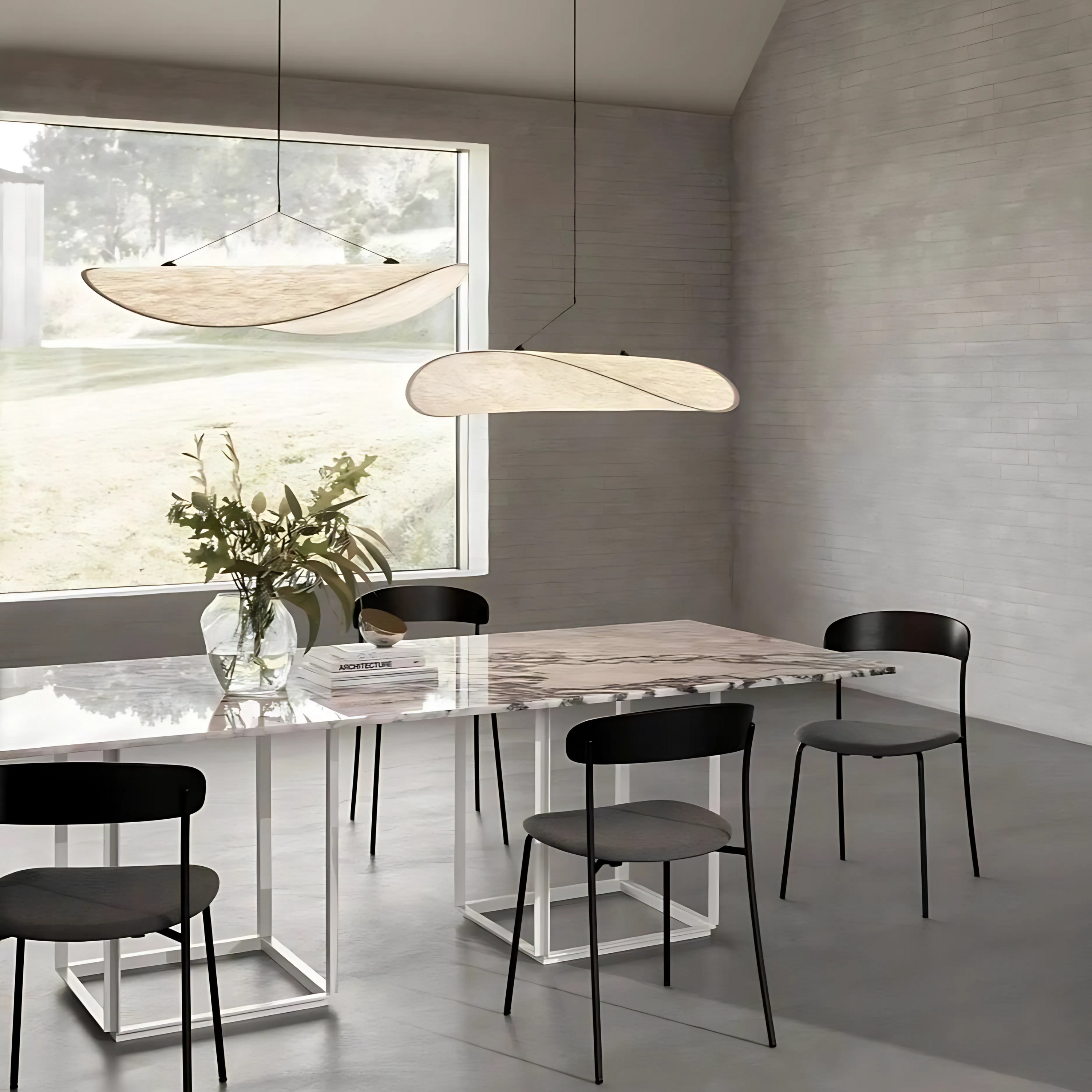 Moderne Zeil Hanglamp - Stijlvolle Japandi Stijl