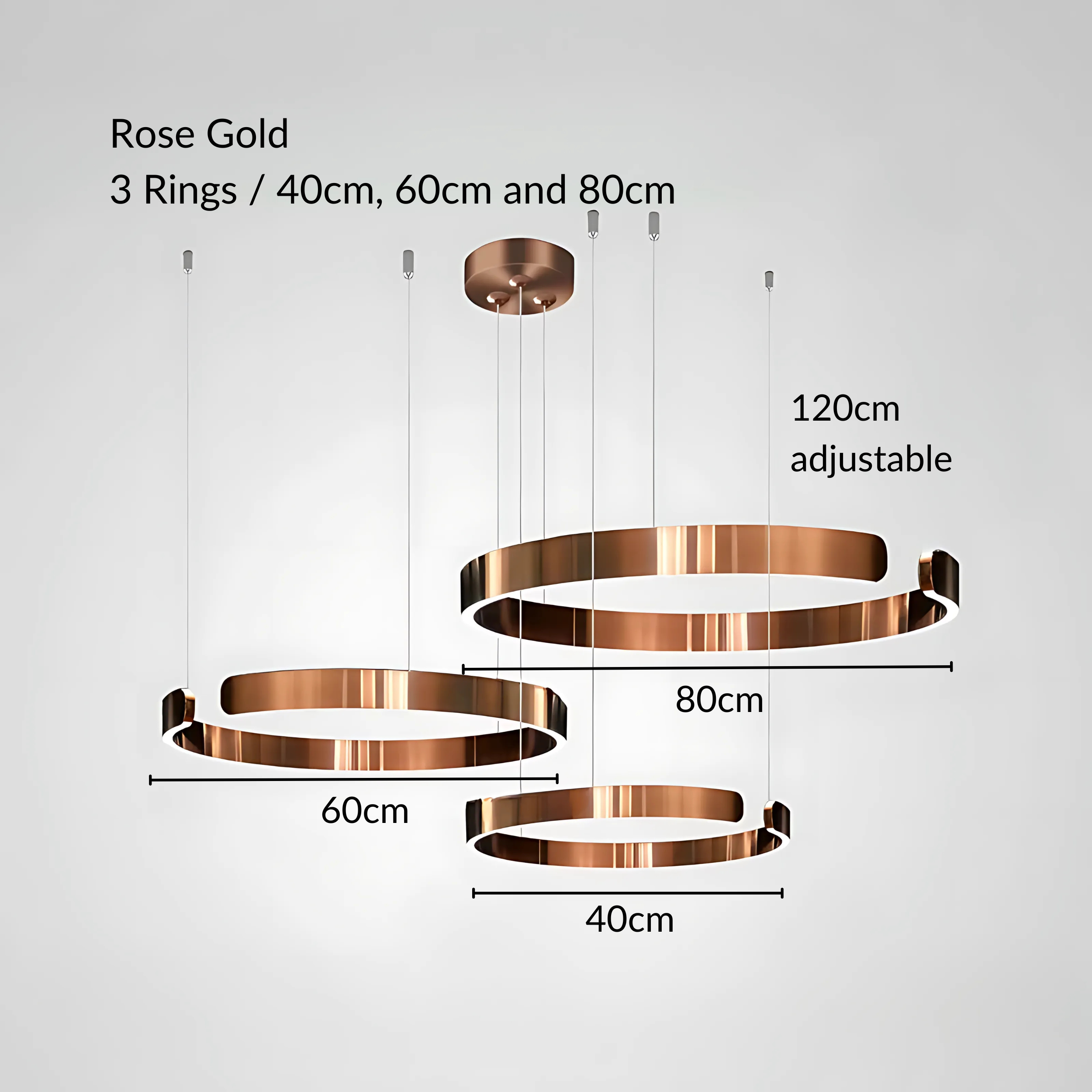 Moderne Strakke Halo Hanglamp