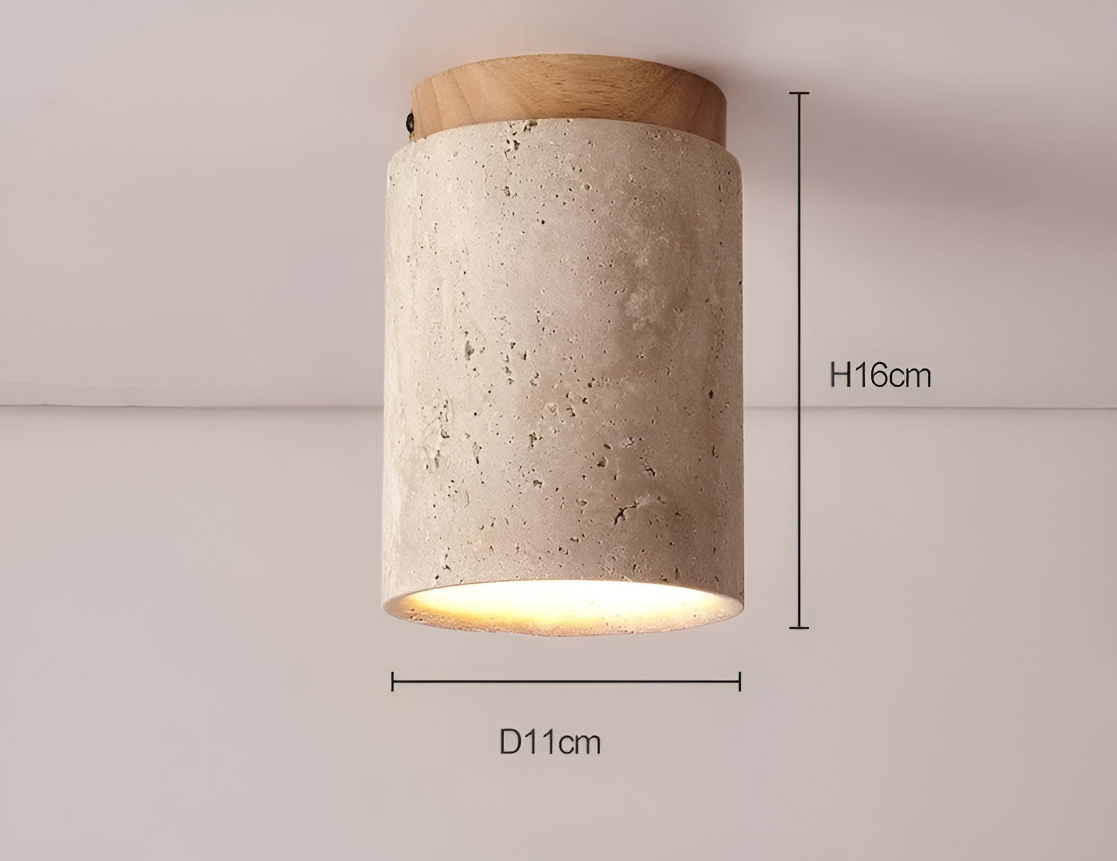Elegante Wabi Sabi Plafondlamp - Japans geïnspireerd Design