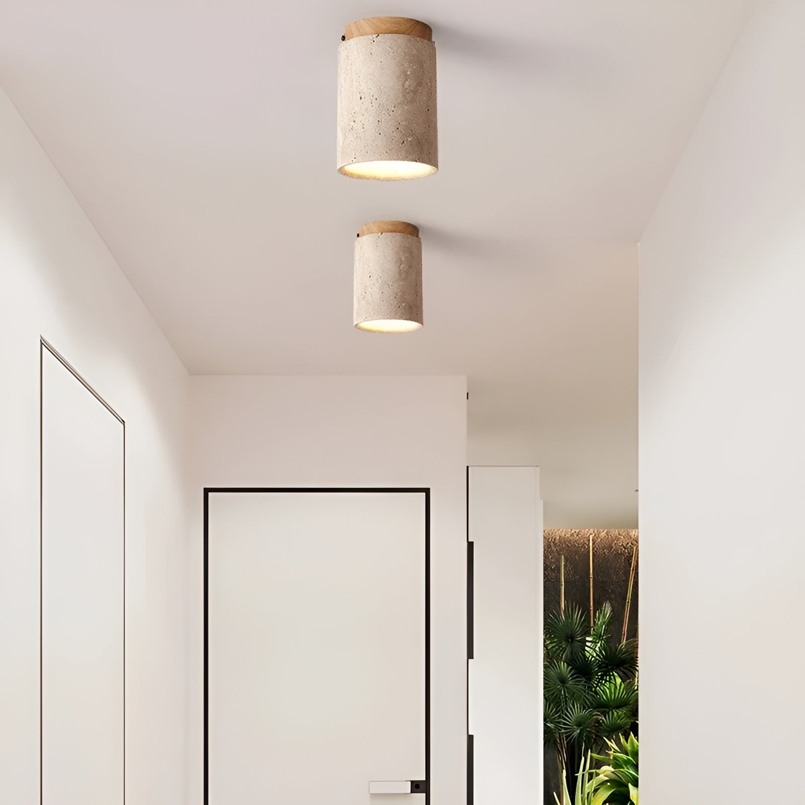 Elegante Wabi Sabi Plafondlamp - Japans geïnspireerd Design
