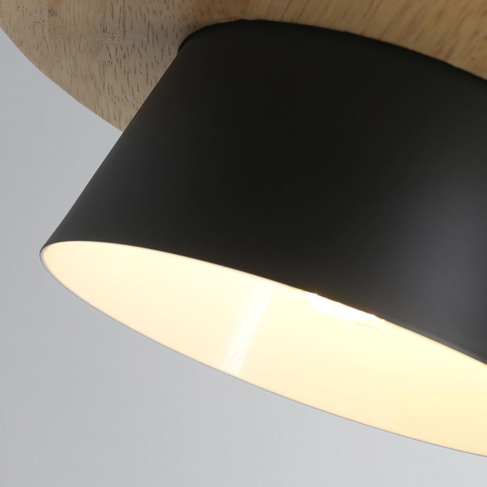 Stijlvolle NordicMacaron Houten Plafondlamp - Scandinavische Chic