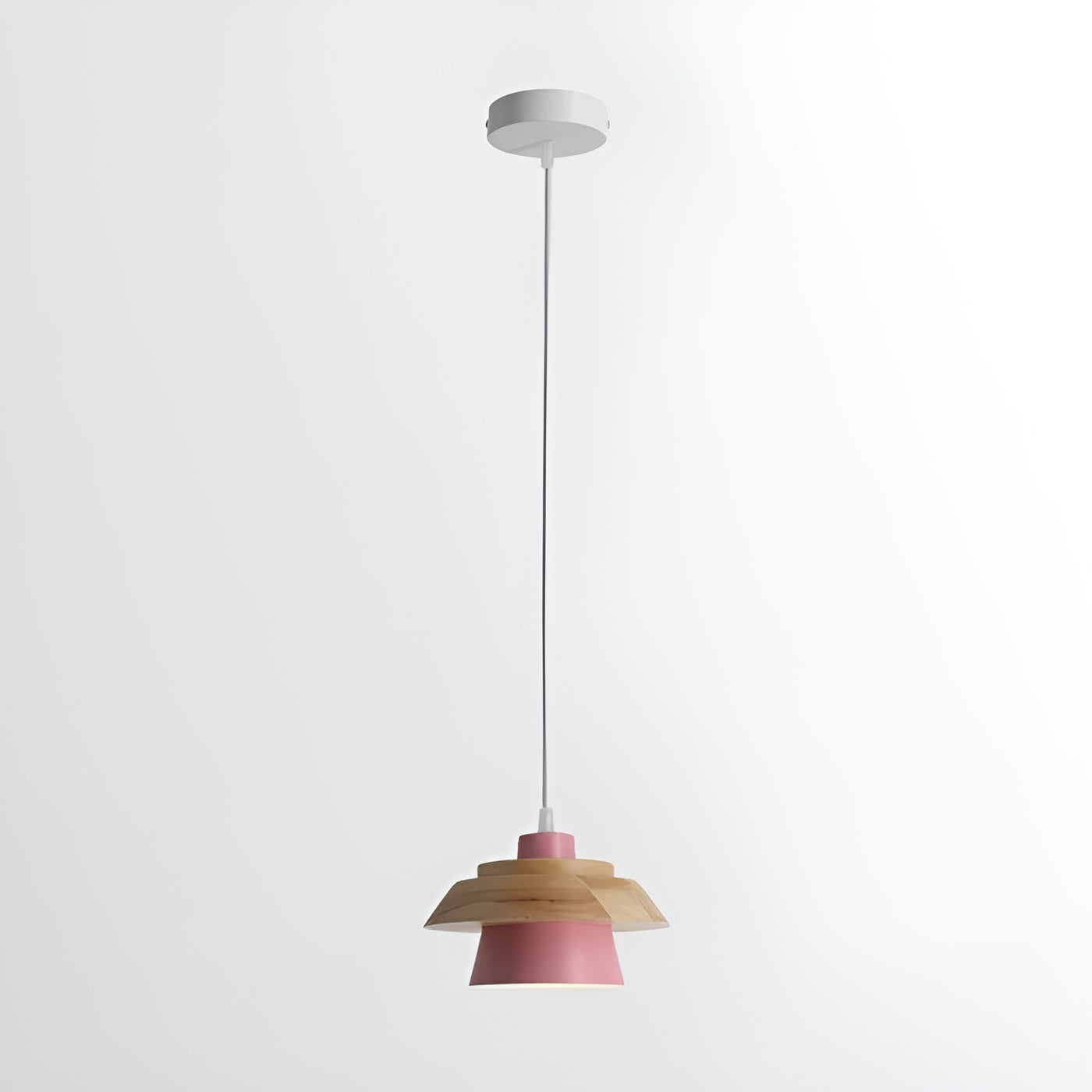 Stijlvolle NordicMacaron Houten Plafondlamp - Scandinavische Chic