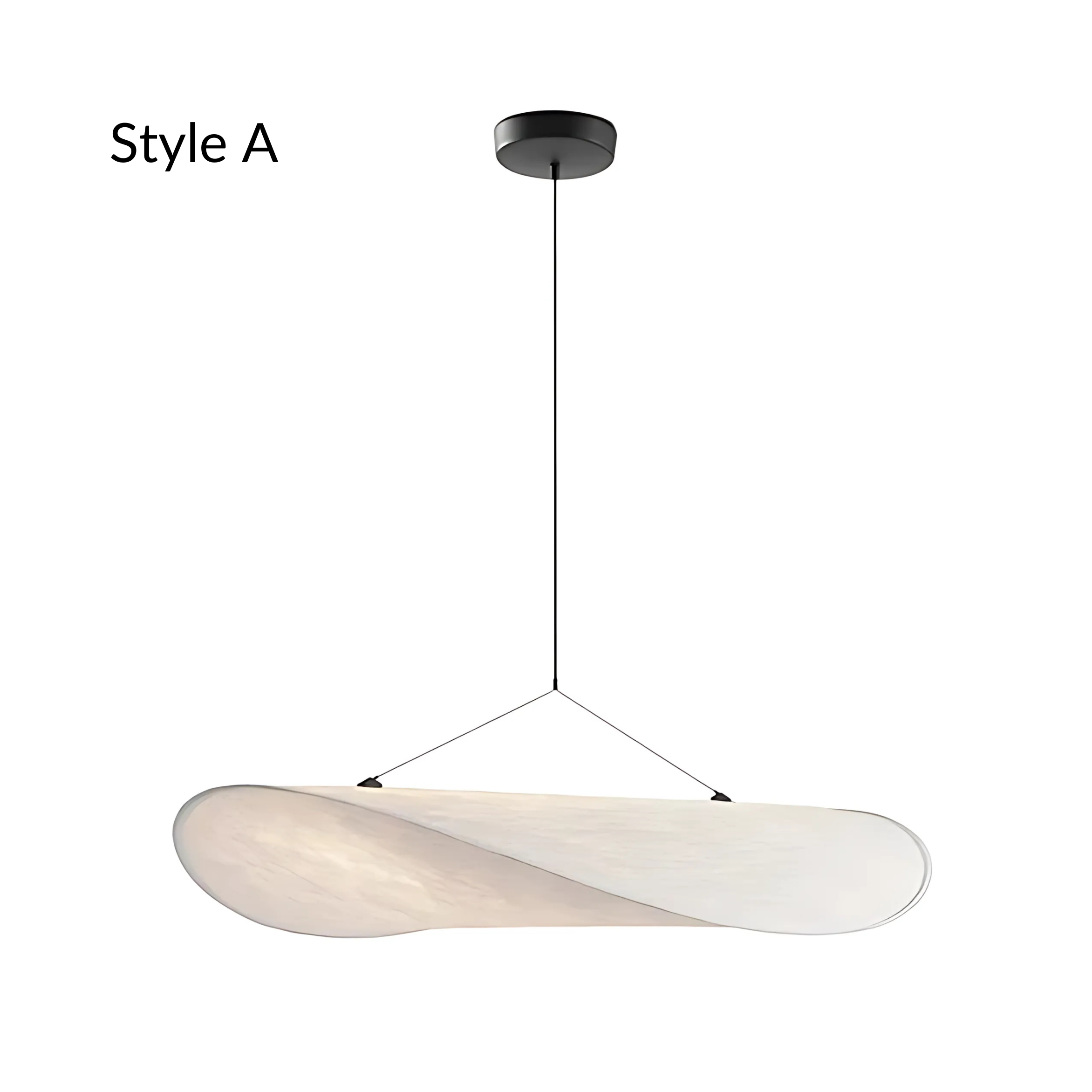 Moderne Zeil Hanglamp - Stijlvolle Japandi Stijl