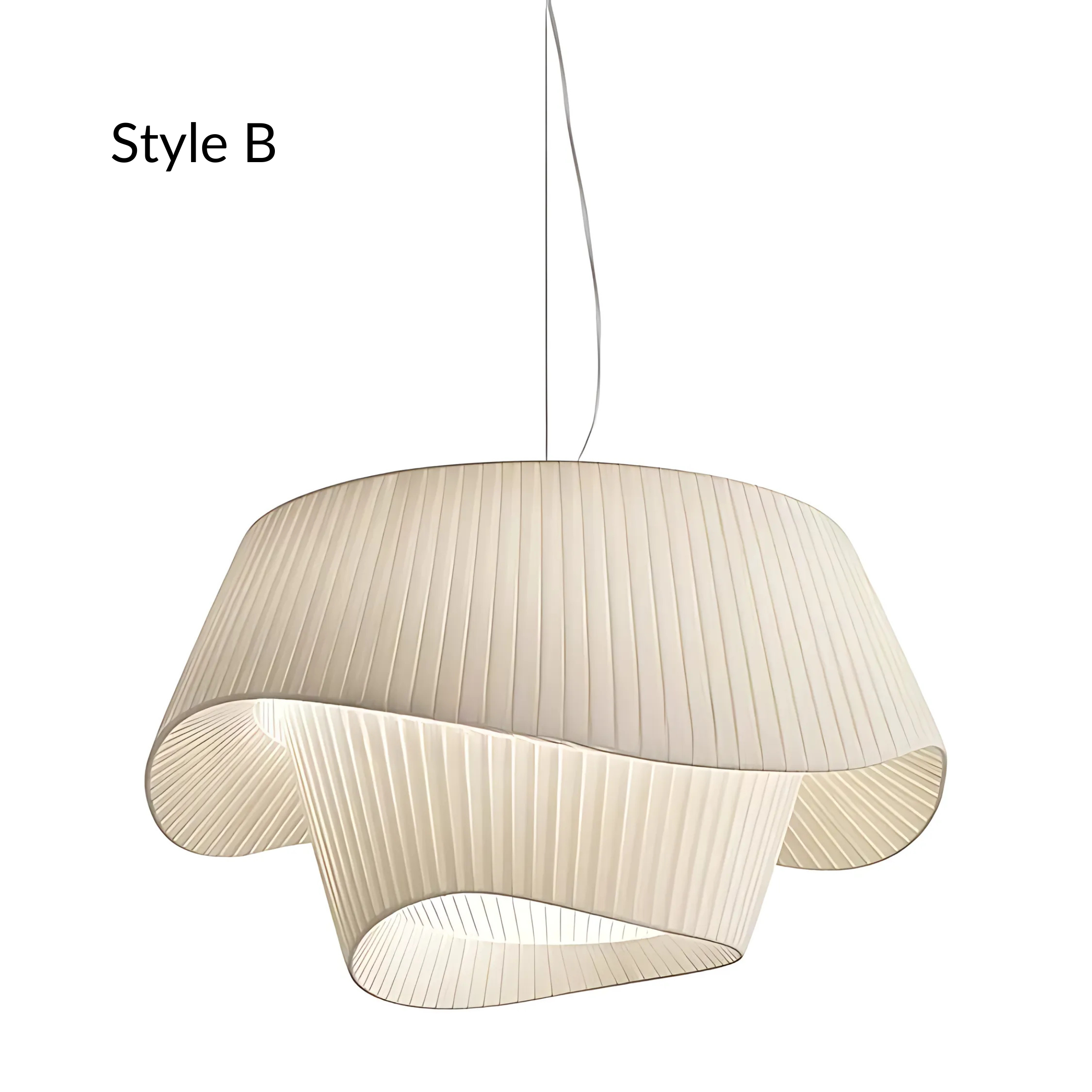 Moderne Zeil Hanglamp - Stijlvolle Japandi Stijl