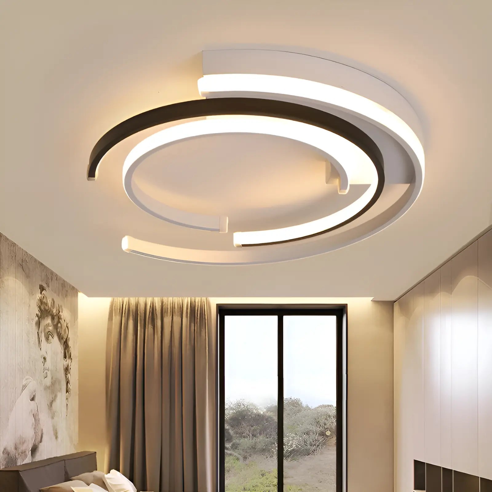 NordicCircle Moderne Rond Design Deckenlamp - Scandinavisch Verlichting
