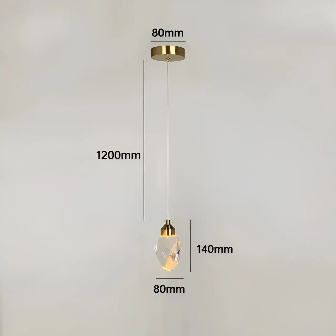 CrystalLux LED Hanglamp - Elegante Luxe Kristallen Verlichting