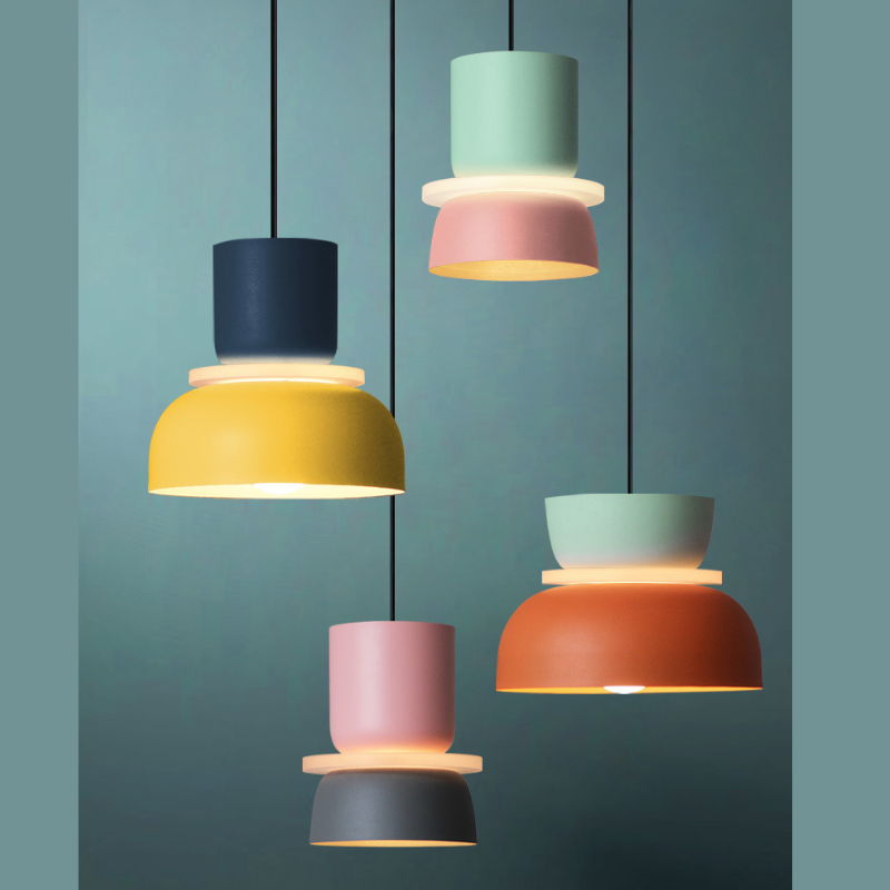 Kleurrijke Macaron Hanglamp – Stijlvolle Verlichting voor Thuis