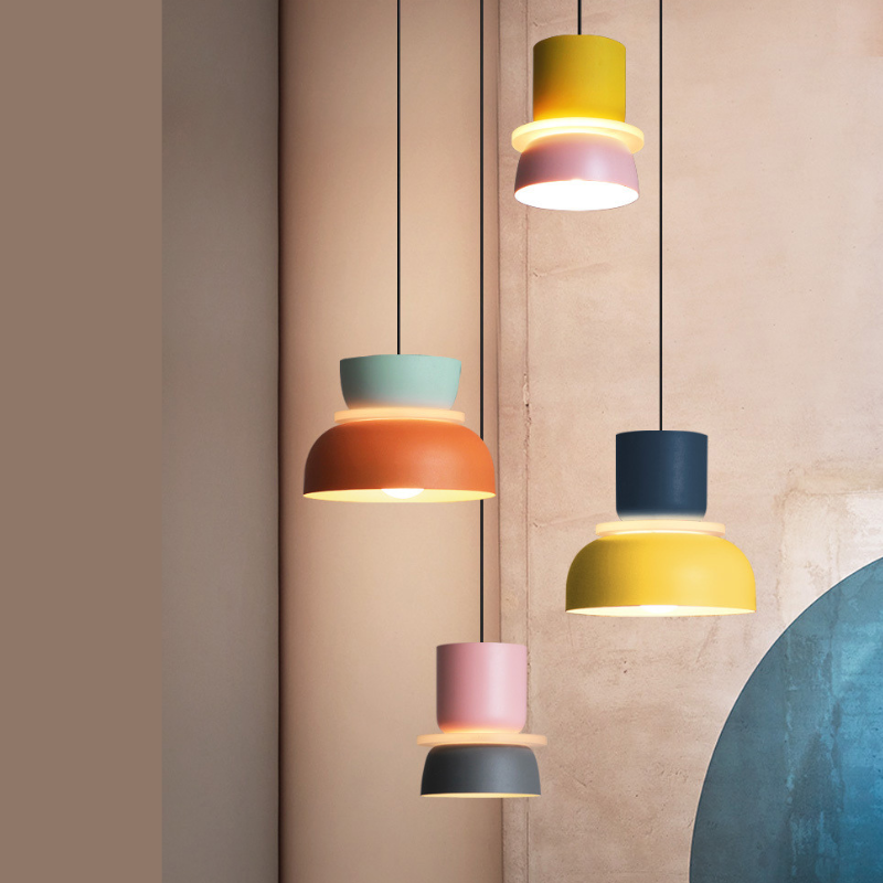 Kleurrijke Macaron Hanglamp – Stijlvolle Verlichting voor Thuis
