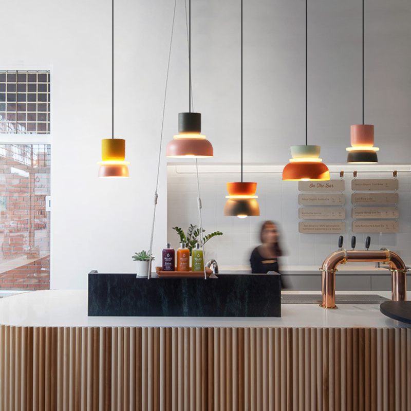 Kleurrijke Macaron Hanglamp – Stijlvolle Verlichting voor Thuis