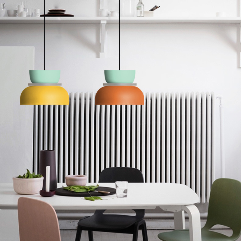 Kleurrijke Macaron Hanglamp – Stijlvolle Verlichting voor Thuis