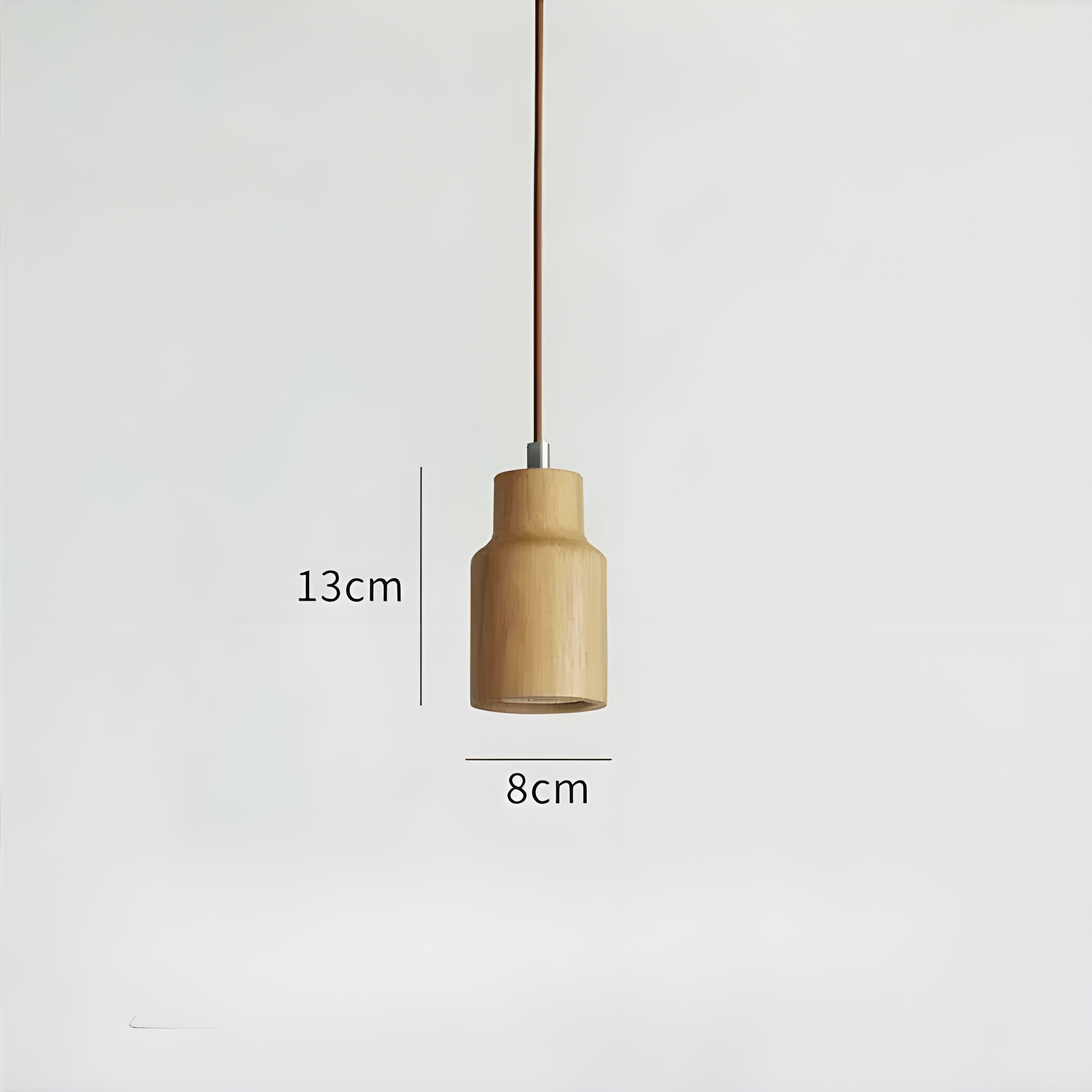 Scandinavische Luxe Houten Hanglamp - Stijlvolle Verlichting