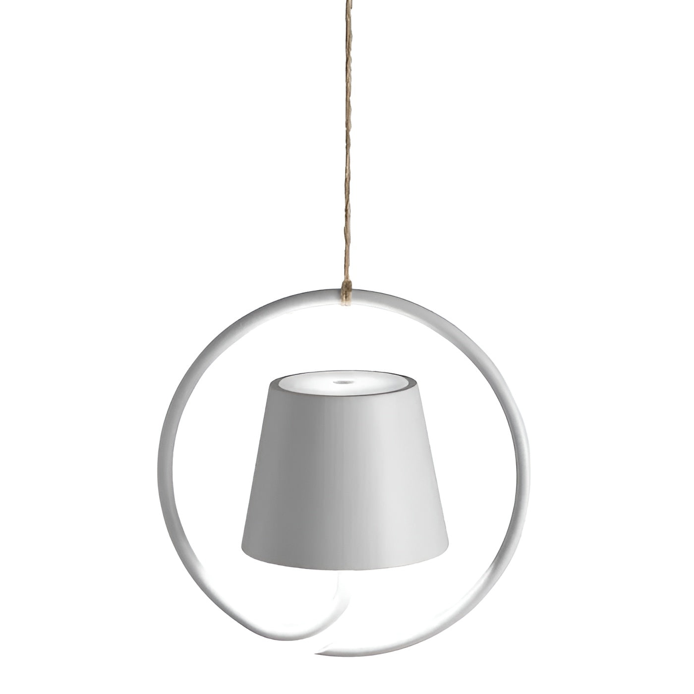 RetroArc Oplaadbare LED Hanglamp – Vintage Stijl voor Thuis