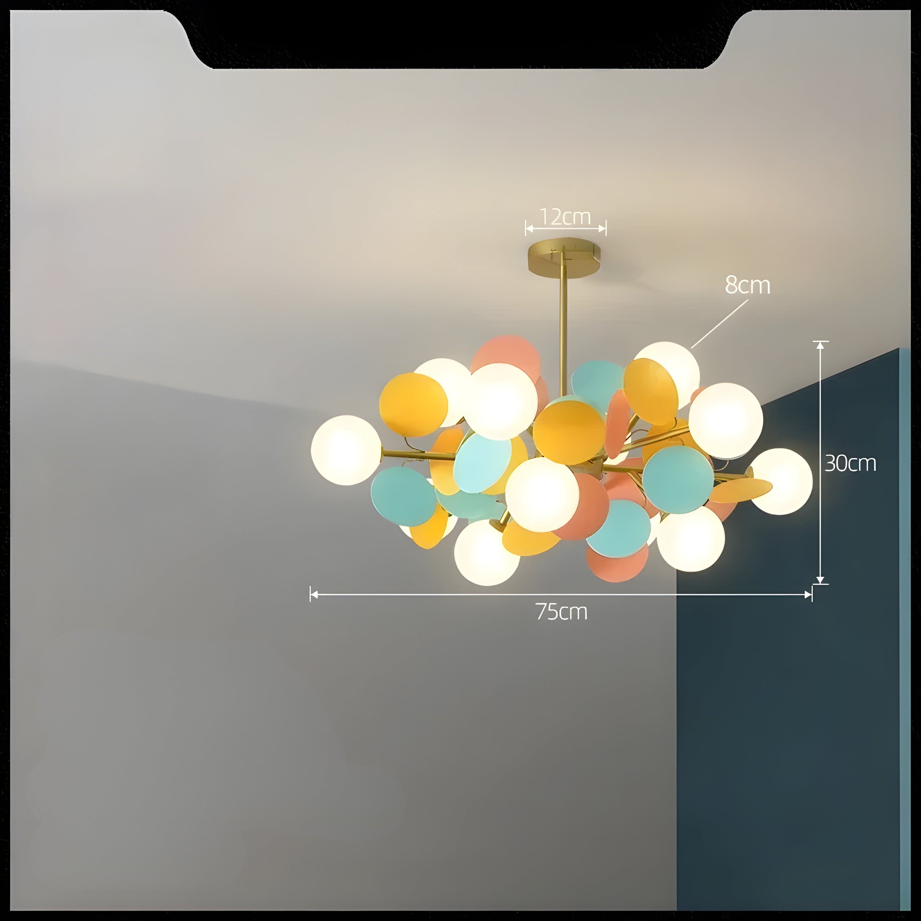 Elegante Glas Hanglamp - GlossyDream Decoratie voor Elke Ruimte