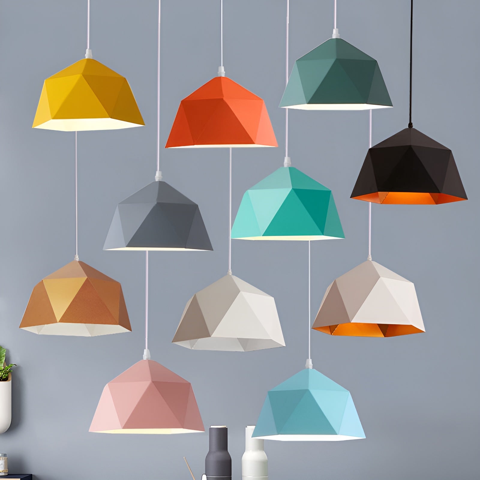 Moderne Macaron Hanglamp - Stijlvolle IJzeren Verlichting