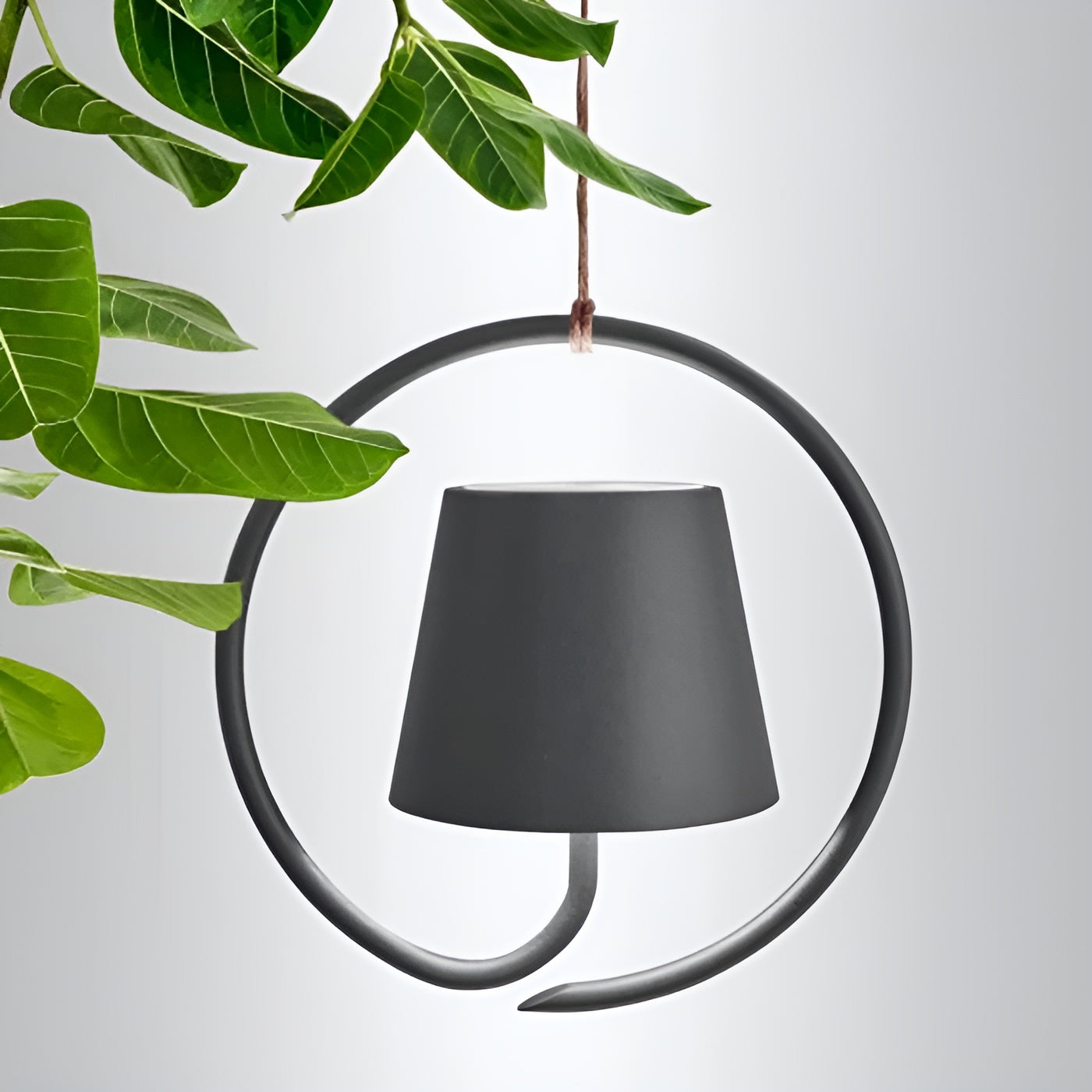 RetroArc Oplaadbare LED Hanglamp – Vintage Stijl voor Thuis