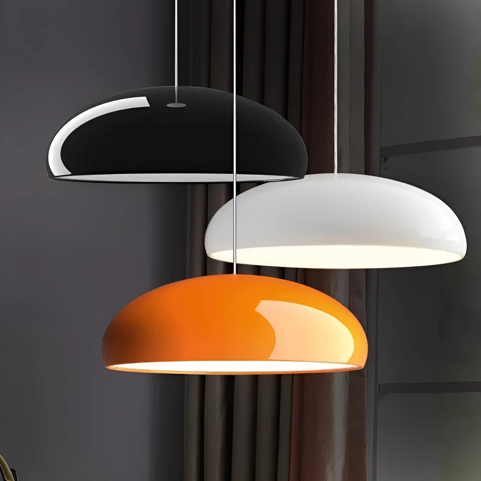 Nordic MacaronGlow LED Hanglamp - Stijlvolle Ronde Verlichting