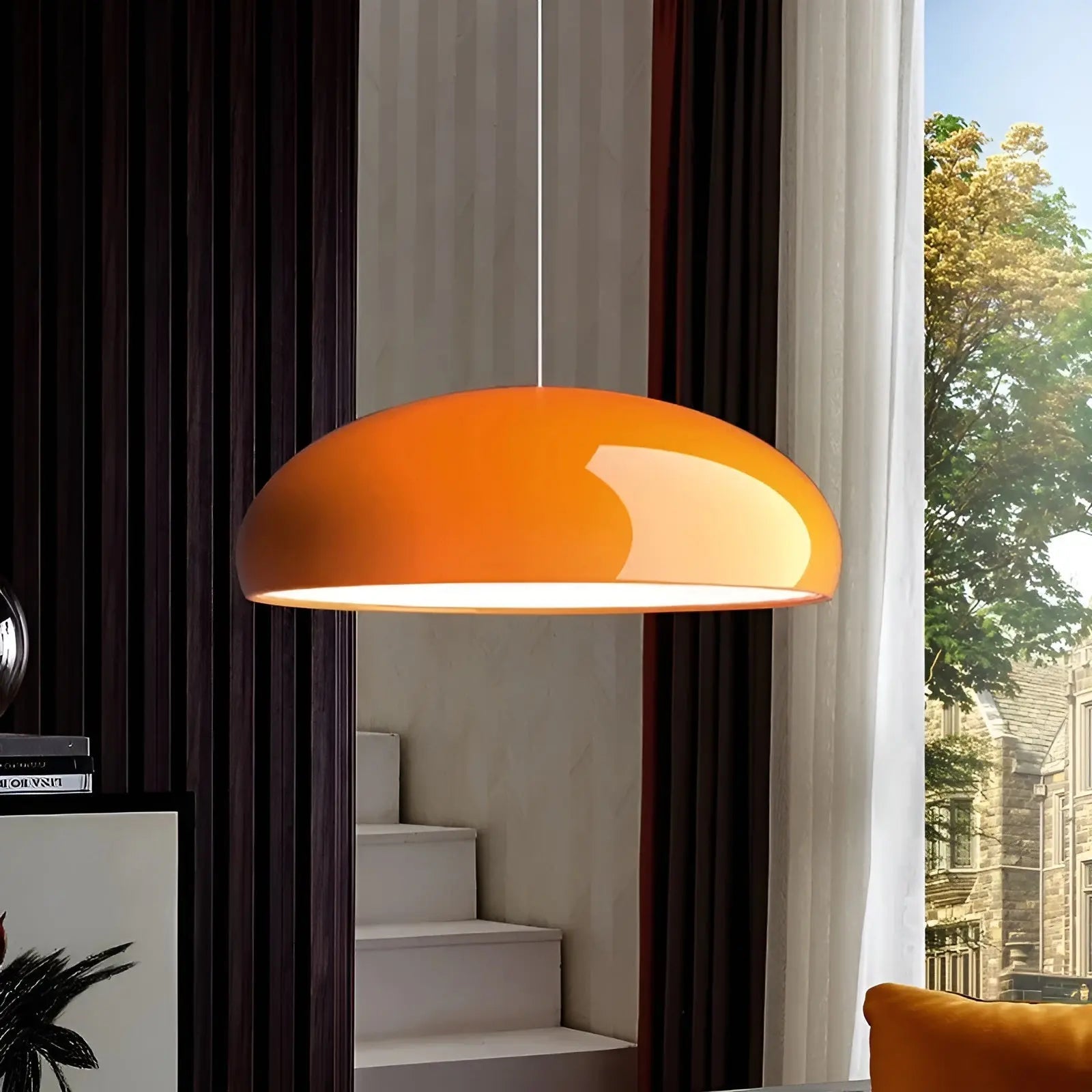 Nordic MacaronGlow LED Hanglamp - Stijlvolle Ronde Verlichting