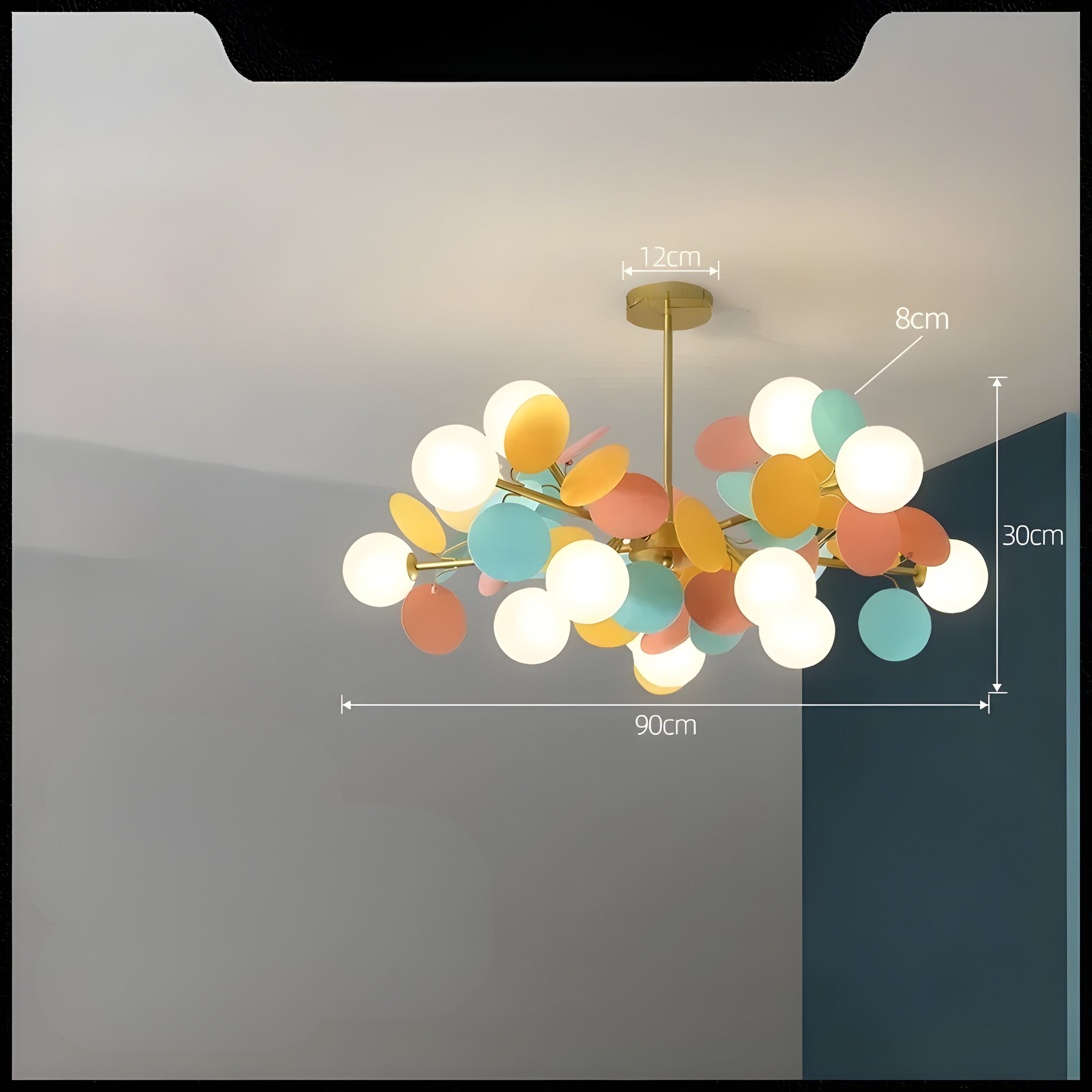 Elegante Glas Hanglamp - GlossyDream Decoratie voor Elke Ruimte
