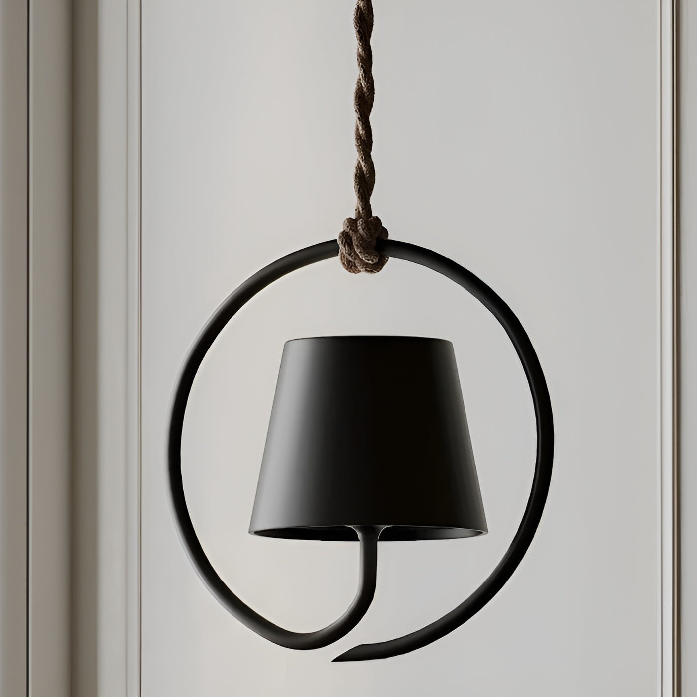 RetroArc Oplaadbare LED Hanglamp – Vintage Stijl voor Thuis