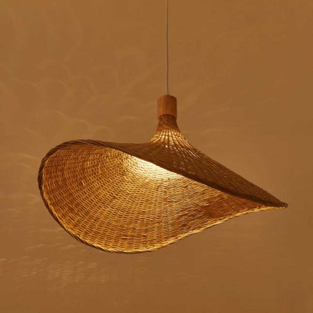BambooShimmer Hanglamp - Natuurlijke Bamboe voor Sfeervol Licht