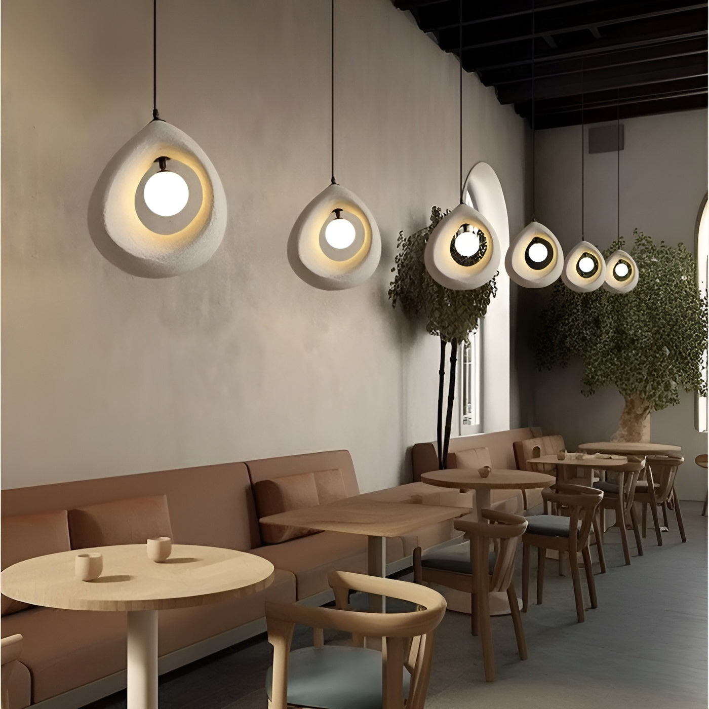NordicLuxe Wabi Sabi Hanglamp - Elegant en Minimalistisch Design