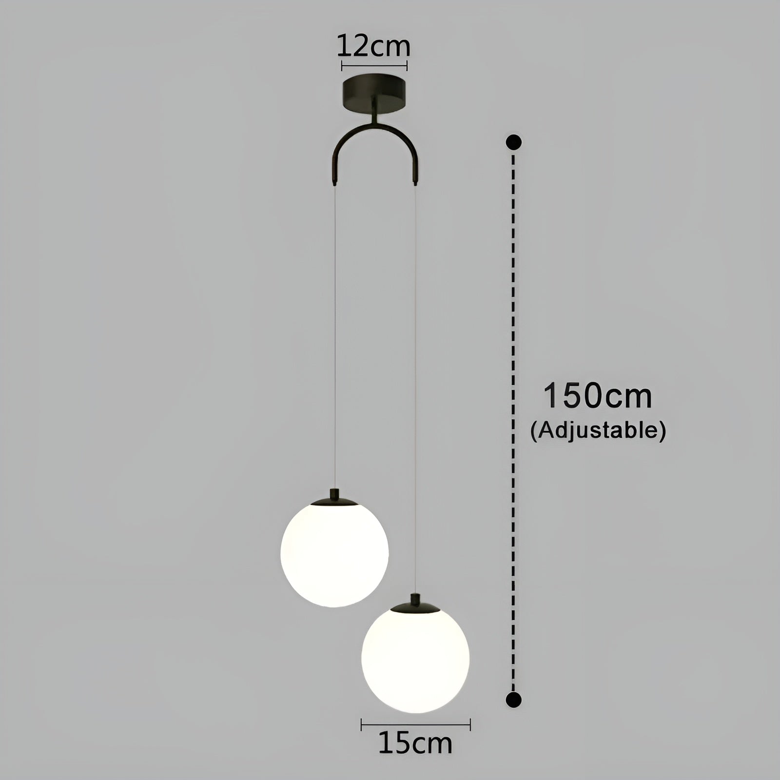Elegante Glazen LED Hanglamp - CrystalSphere Verlichting