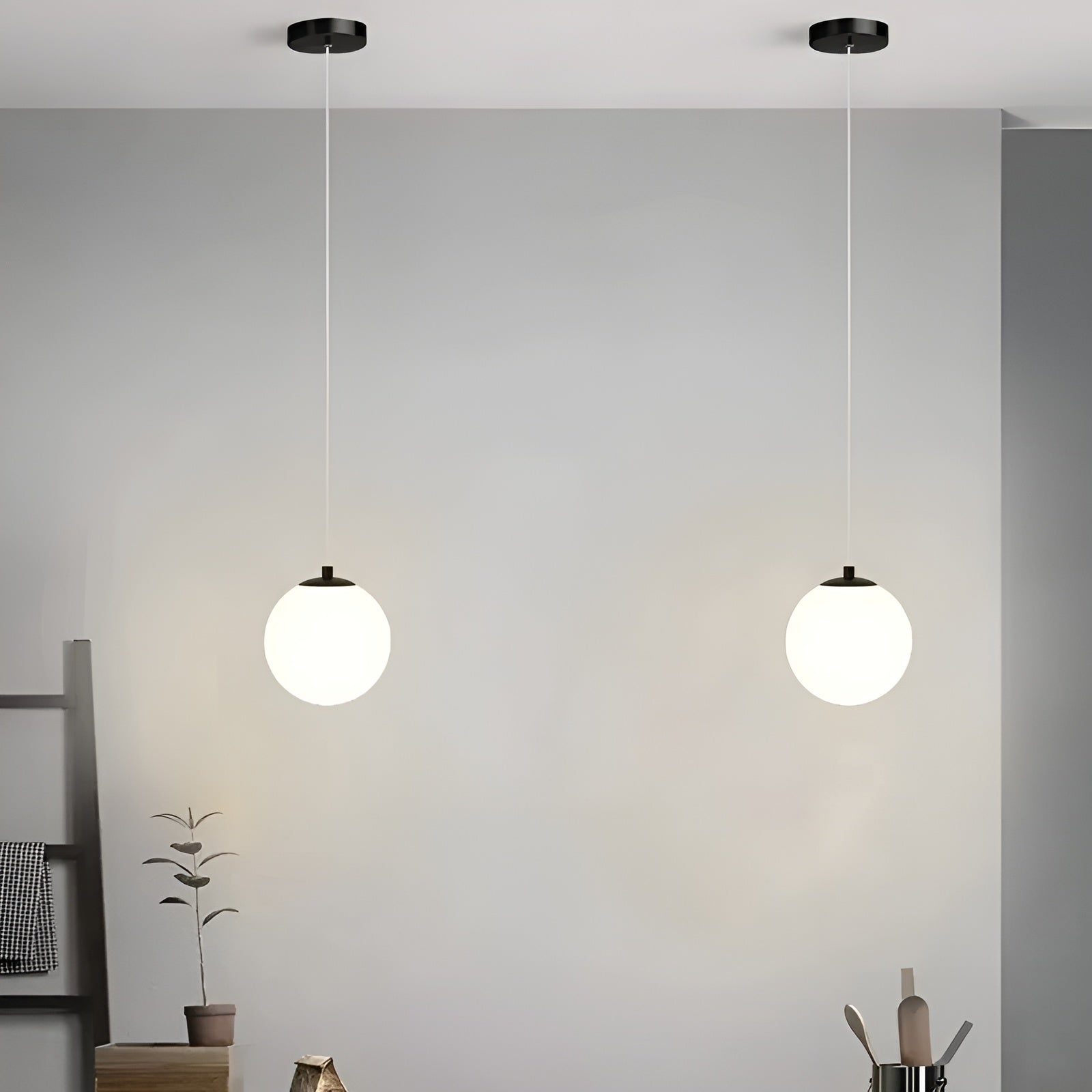 Elegante Glazen LED Hanglamp - CrystalSphere Verlichting