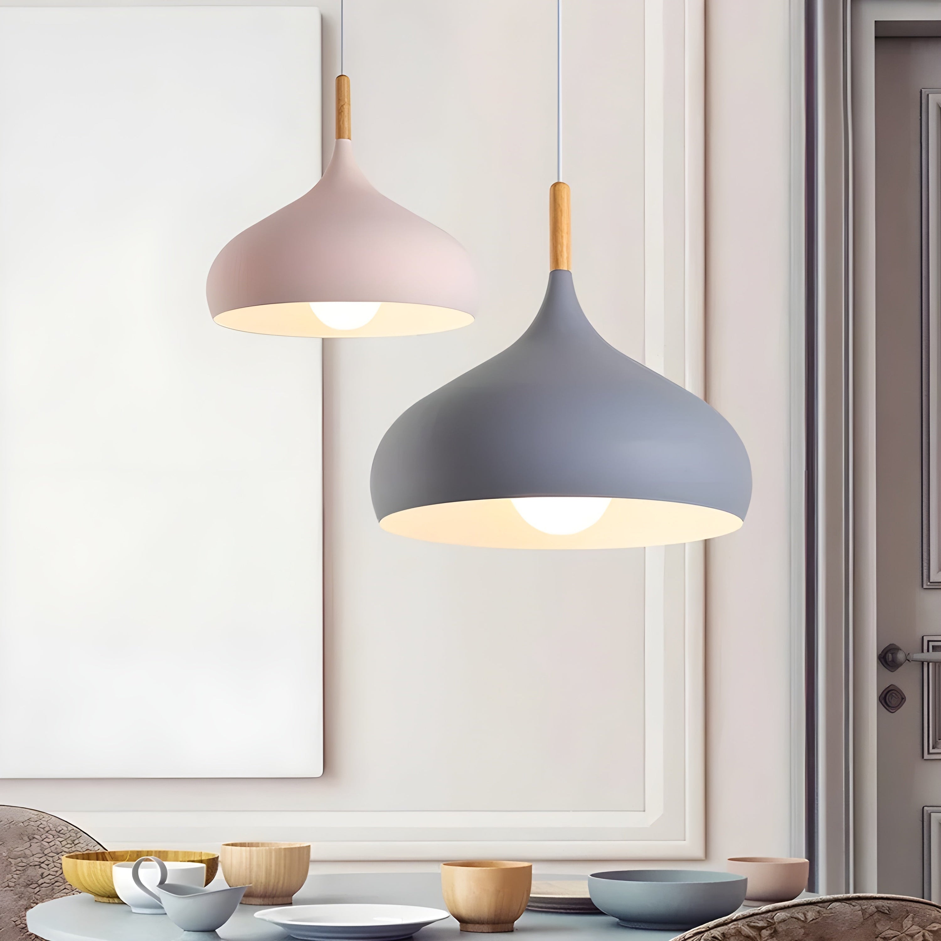 Scandinavische Hanglamp - SalonAura Paddenstoel Design Verlichting