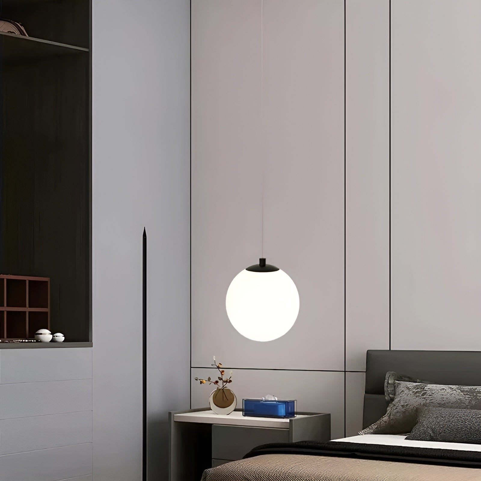 Elegante Glazen LED Hanglamp - CrystalSphere Verlichting