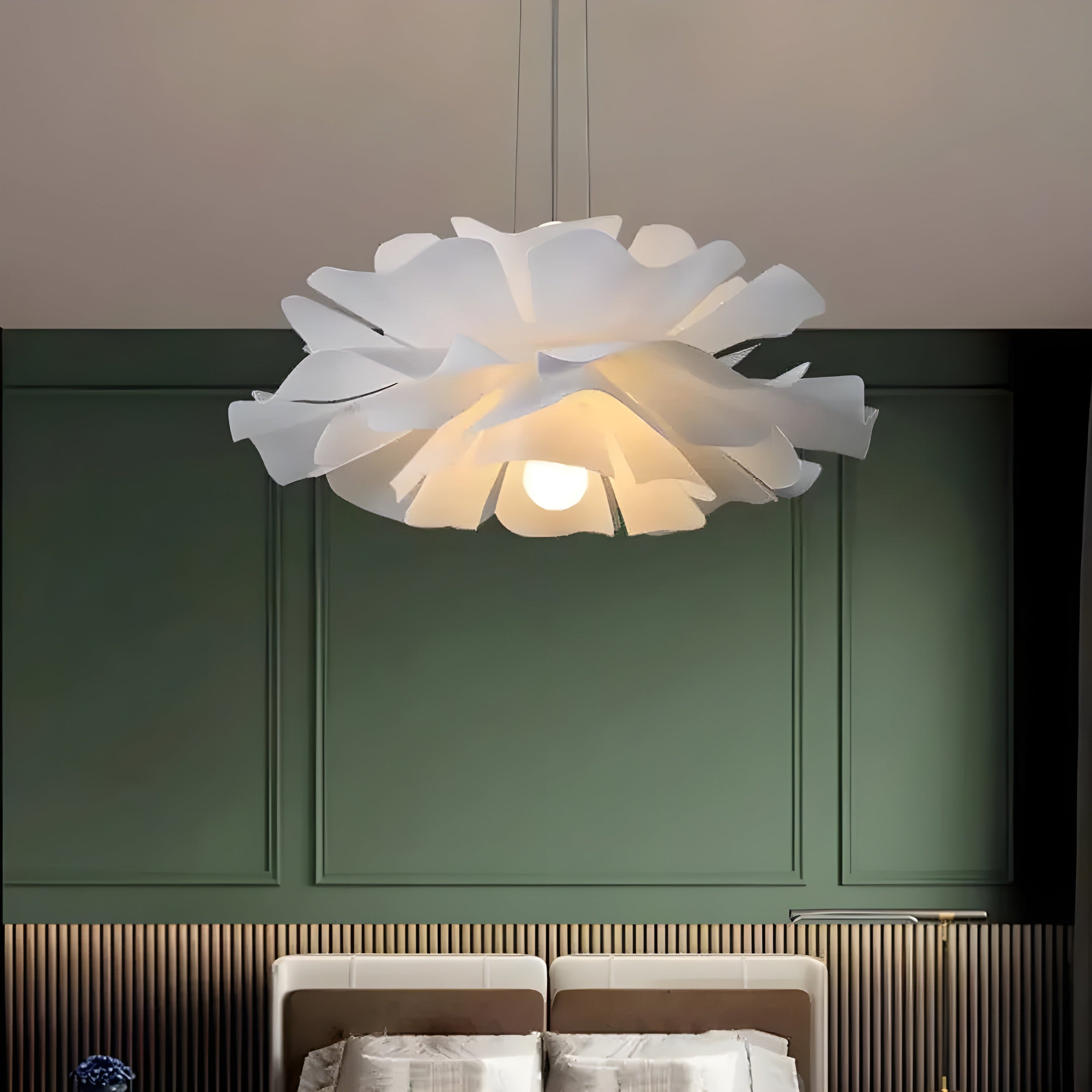 Nordic BlossomGlow Hanglamp - Elegante Bloemenverlichting
