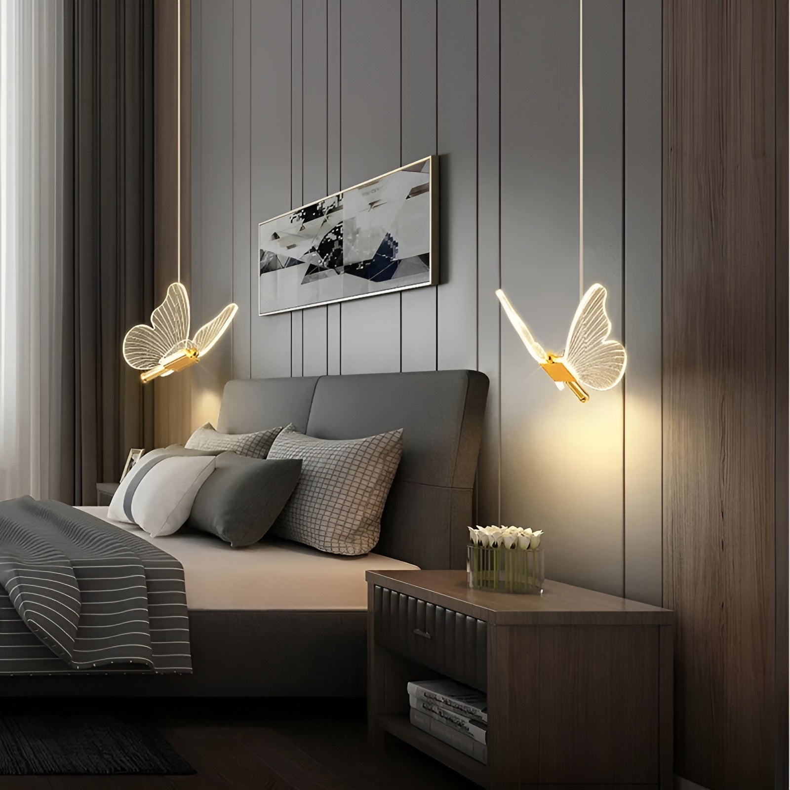Scandinavische LED Vlinder Hanglamp - ButterflyBliss