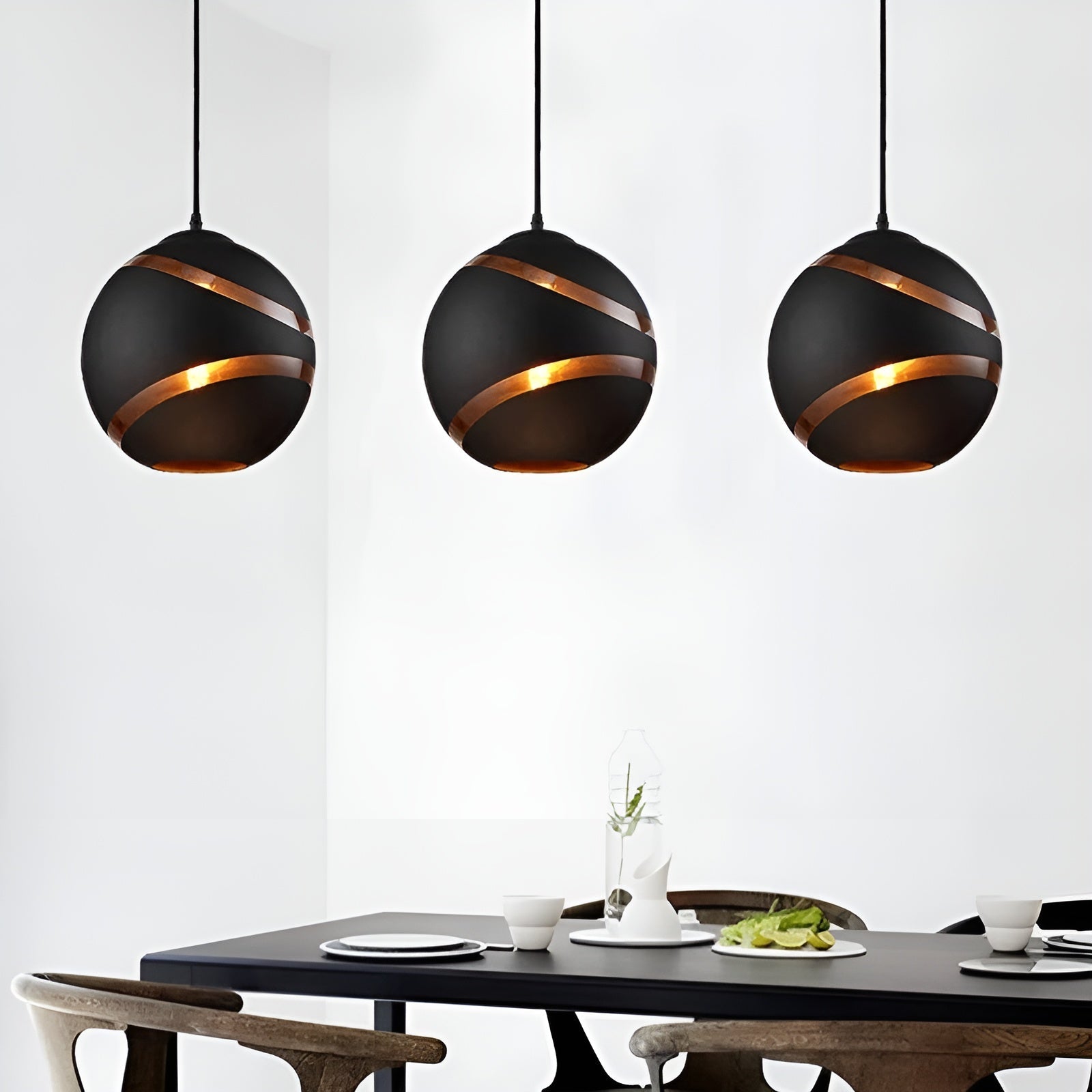 Stijlvolle Glazen Hanglamp - ModernSphere Bolverlichting