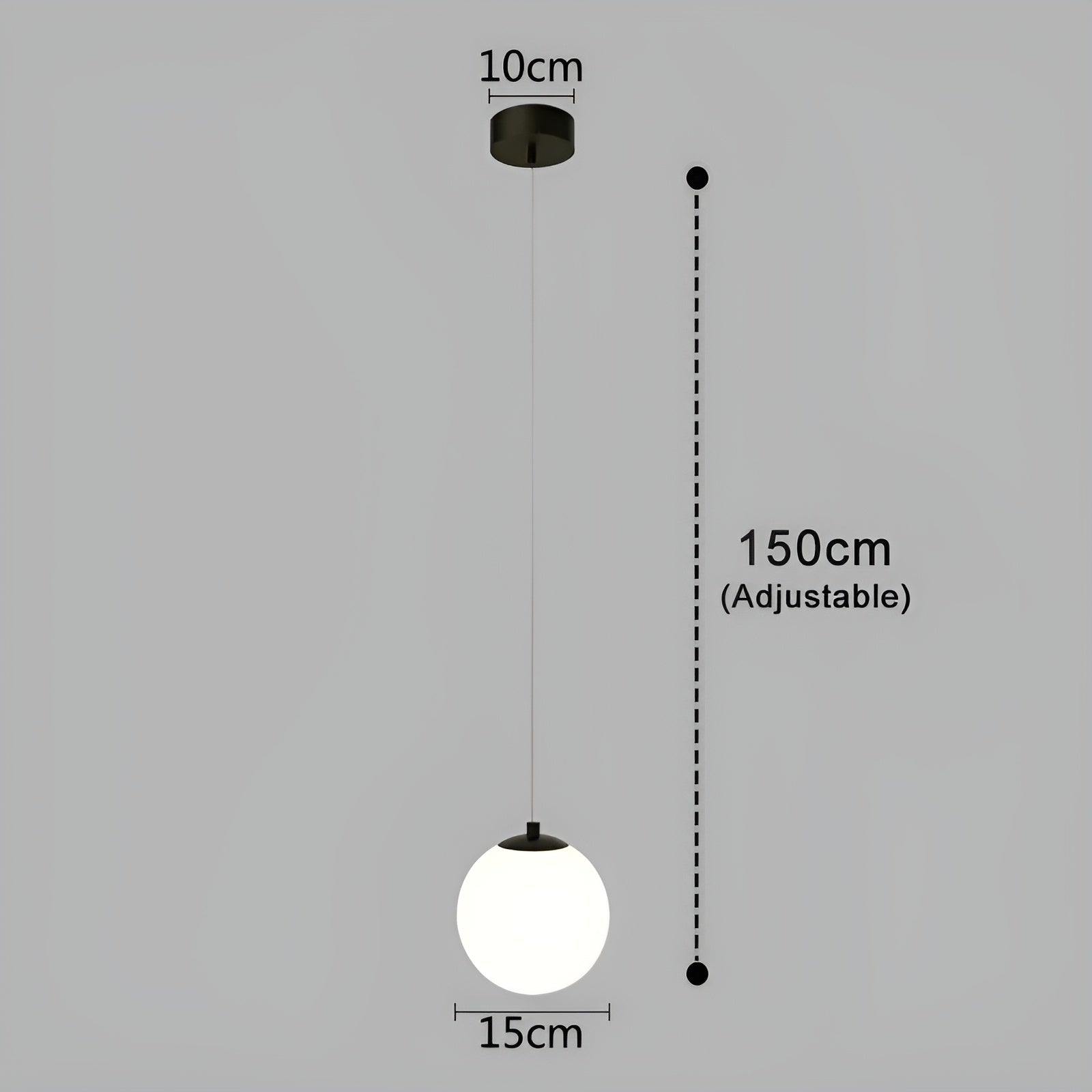 Elegante Glazen LED Hanglamp - CrystalSphere Verlichting