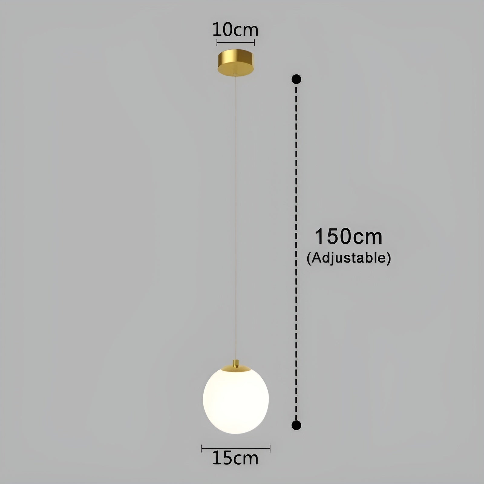 Elegante Glazen LED Hanglamp - CrystalSphere Verlichting